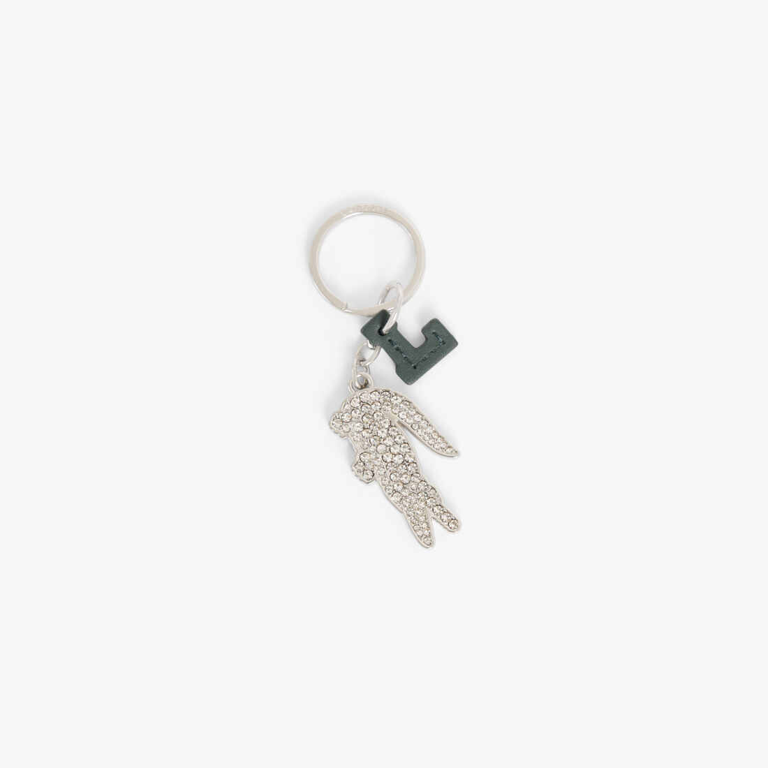 Diamante Crocodile L Charms Key Ring