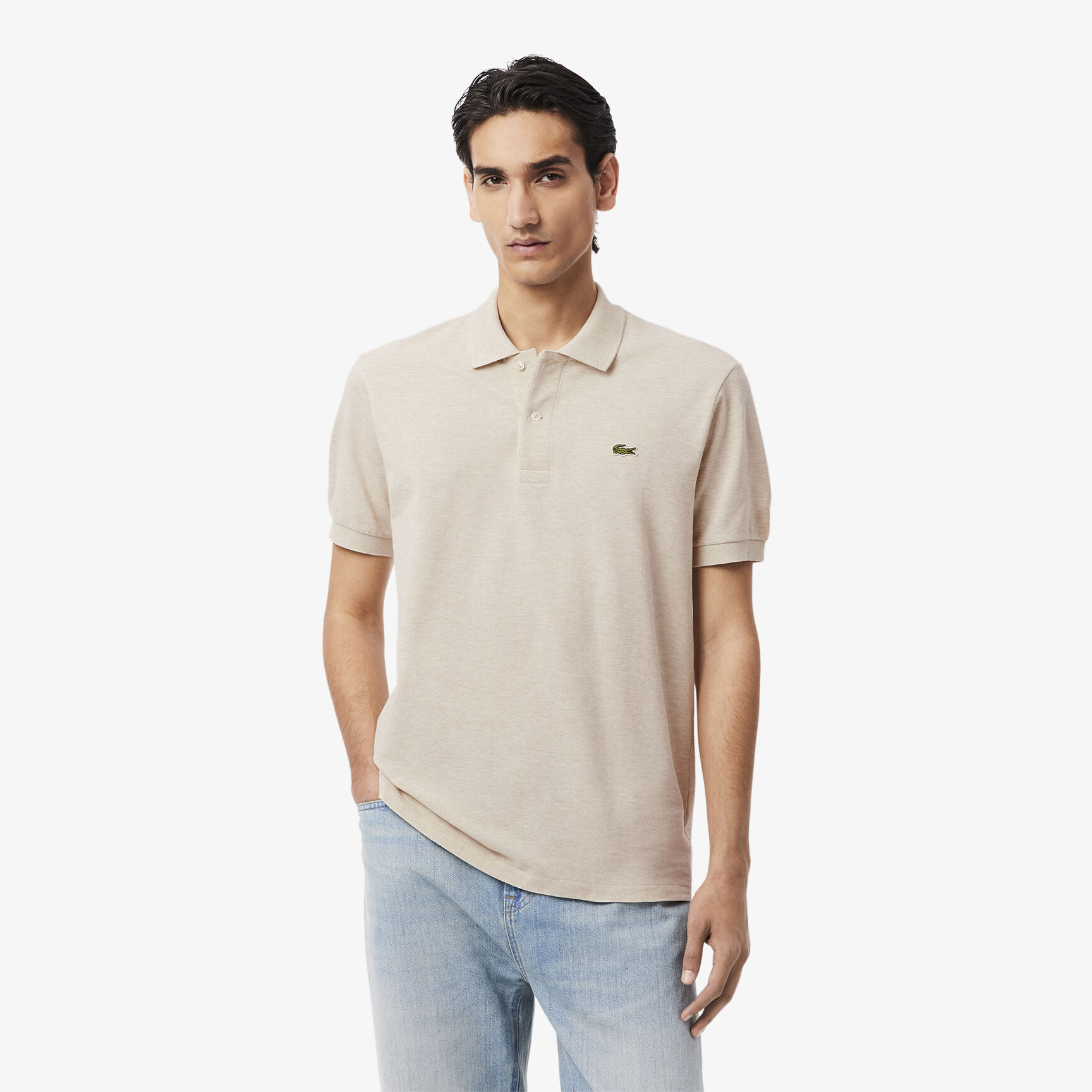 Classic Fit L.12.12 Marl Polo Shirt Classic Fit L.12.12 Marl Polo Shirt