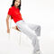 lacoste women s cotton fleece trackpants