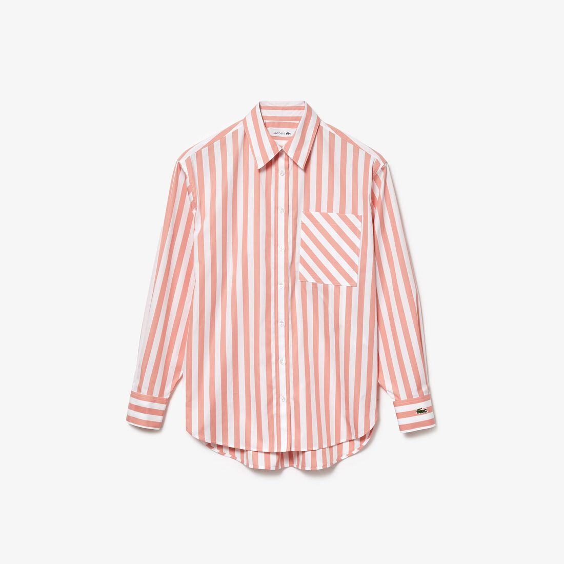 Women’s Oversized Striped Cotton Poplin Shirt Women’s Oversized Striped Cotton Poplin Shirt