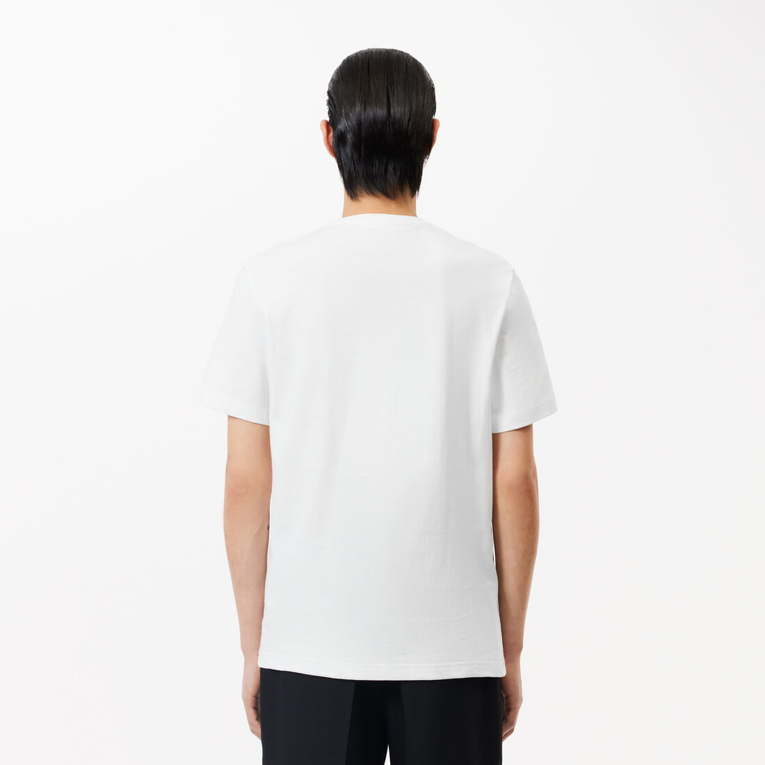 تي شيرت جيرسيه بقصّة عادية مقسم بألوان تي شيرت جيرسيه بقصّة عادية مقسم بألوان