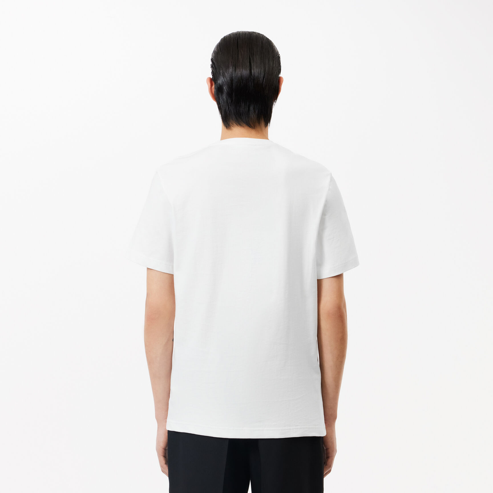 تي شيرت جيرسيه بقصّة عادية مقسم بألوان تي شيرت جيرسيه بقصّة عادية مقسم بألوان