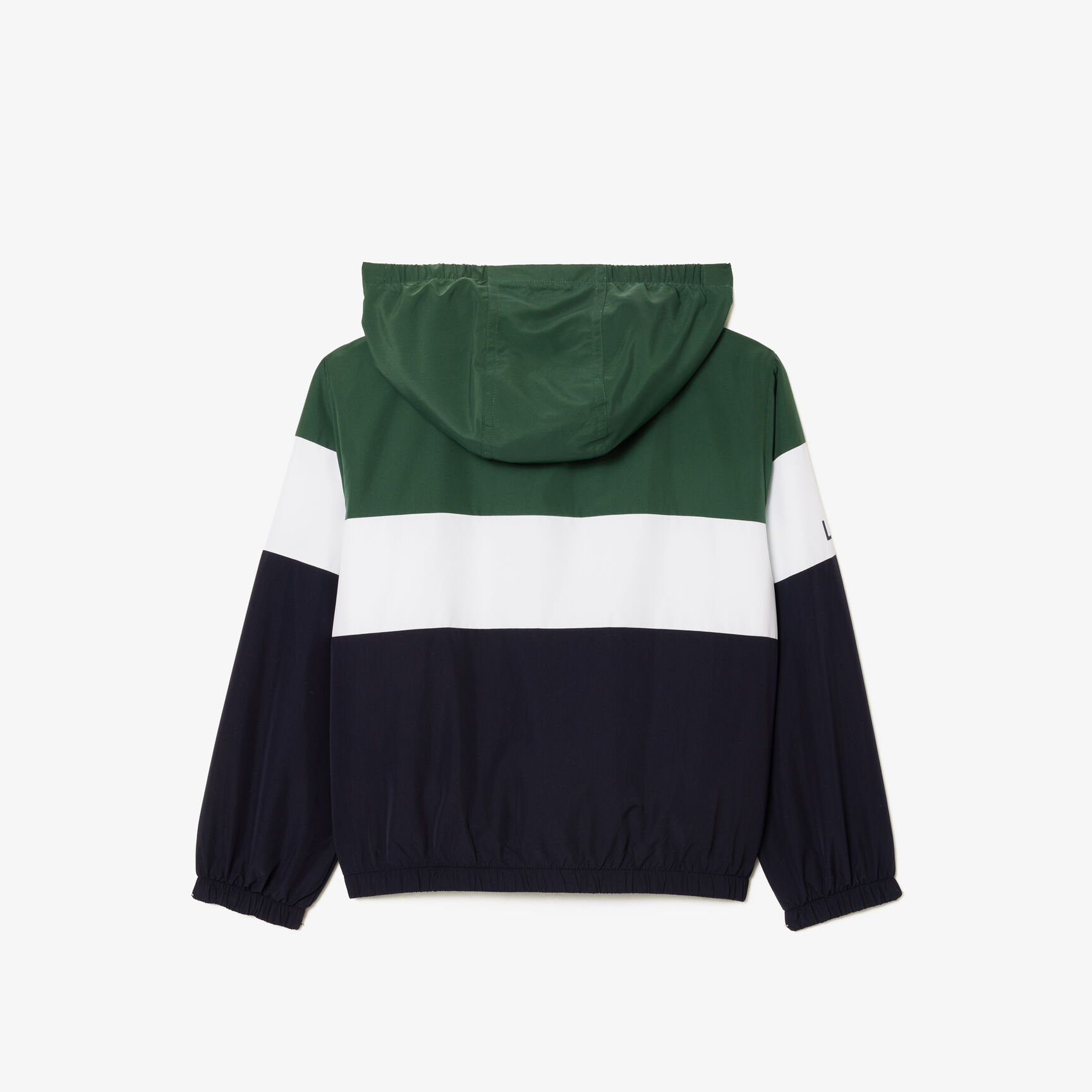 Kids' Lacoste Recycled Polyester Zipped Hooded Jacket Kids' Lacoste Recycled Polyester Zipped Hooded Jacket