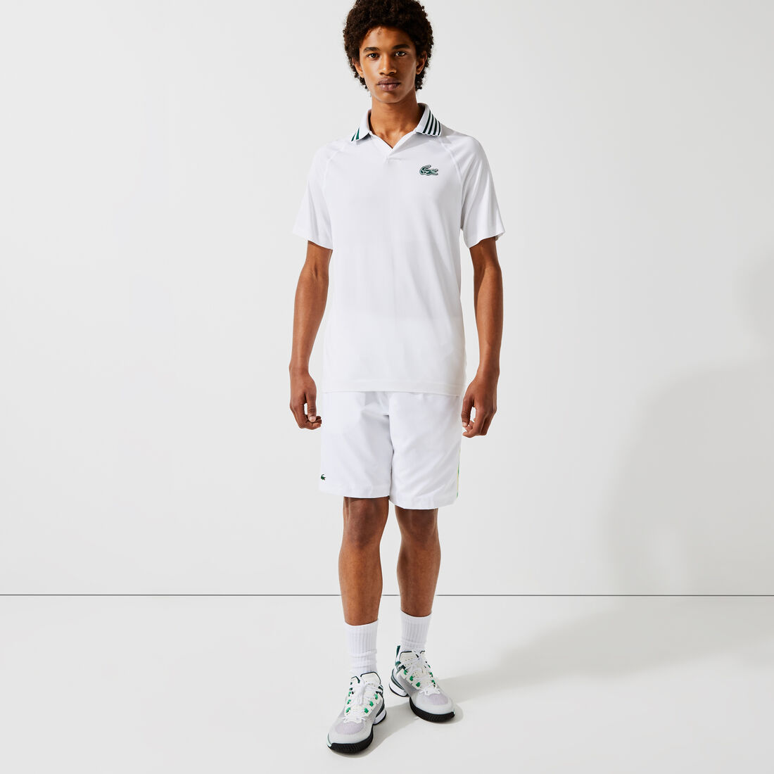بولو Lacoste SPORT للرجال بقصّة عادية وسهل التهوية