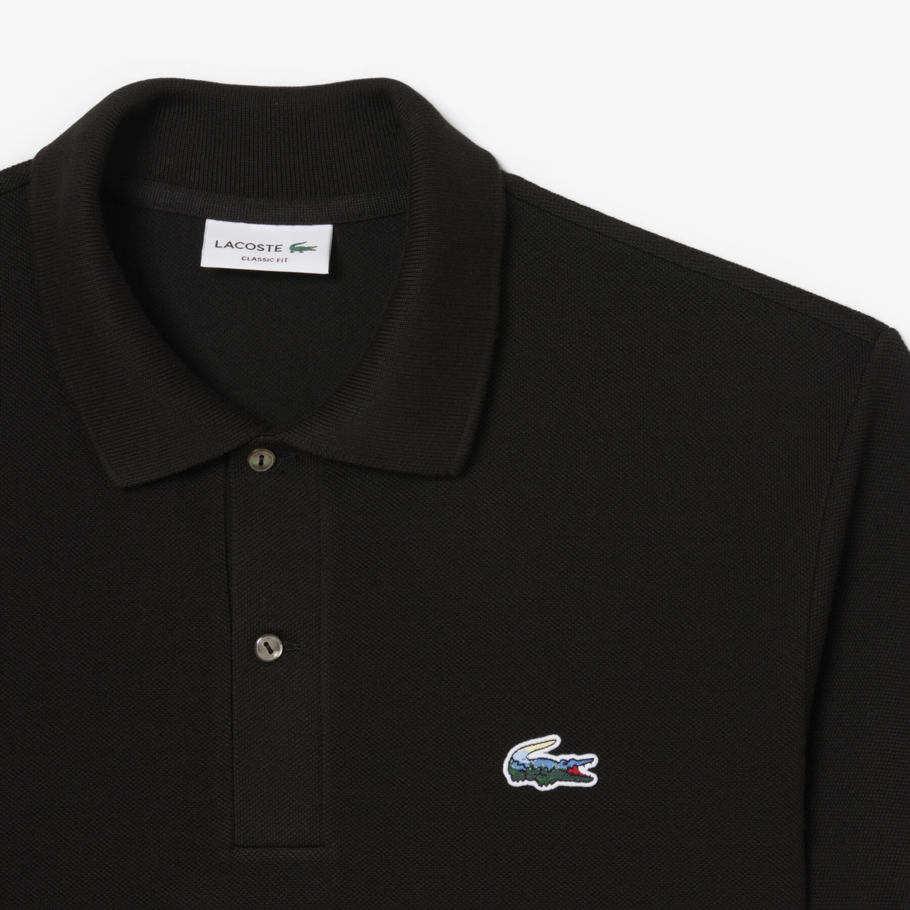 Classic Fit Landscape Crocodile Pique Polo Shirt lacoste classic fit landscape crocodile pique polo shirt