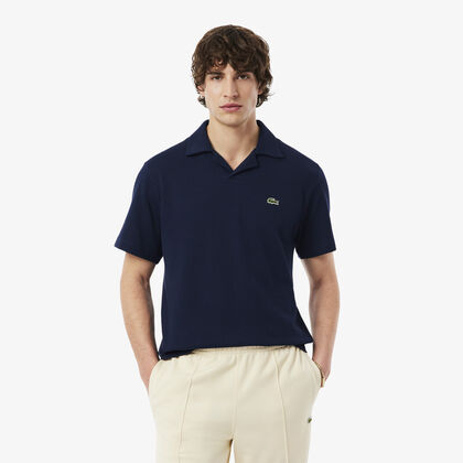 Classic Fit Cotton-linen Polo Shirt