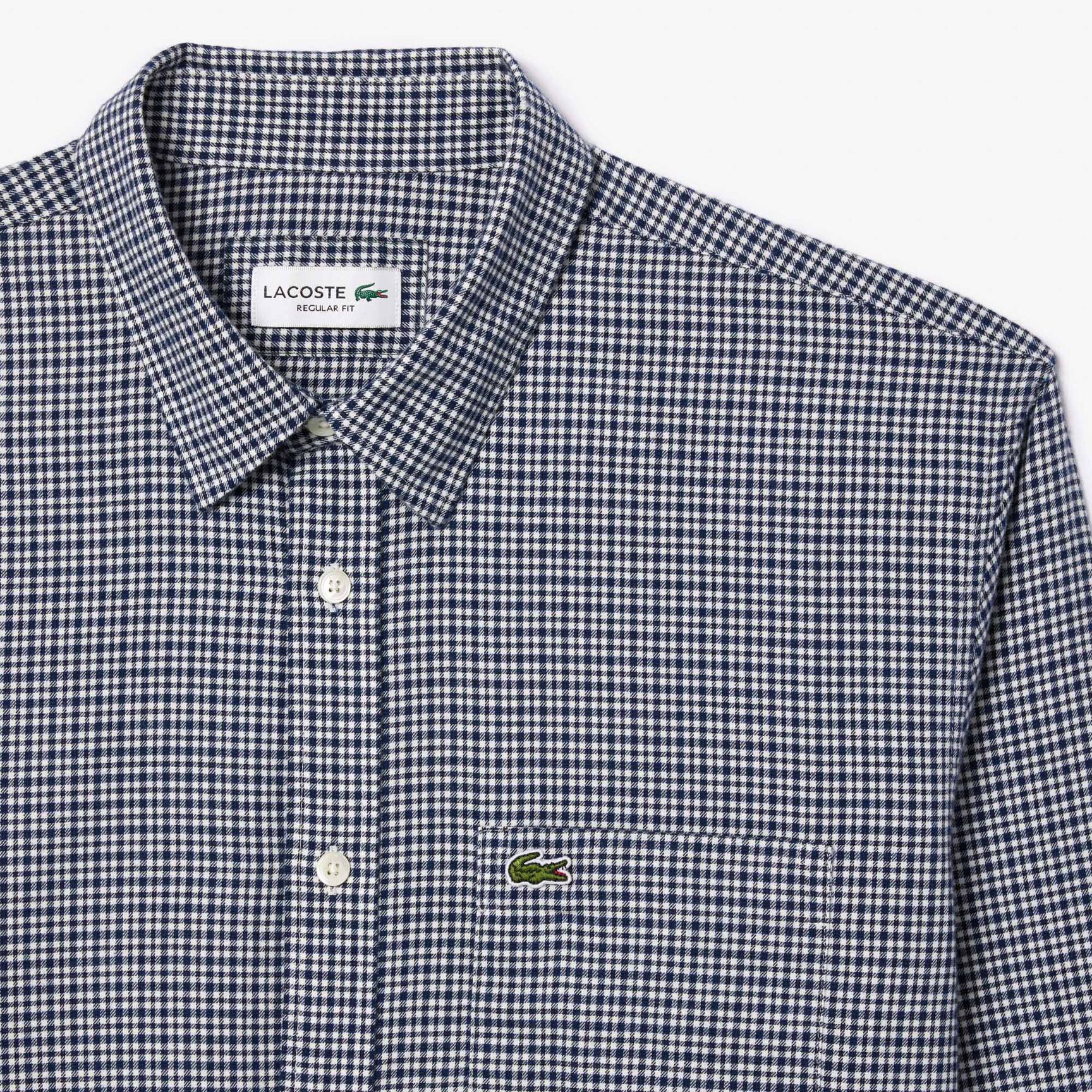 Cotton Flannel Checked Shirt