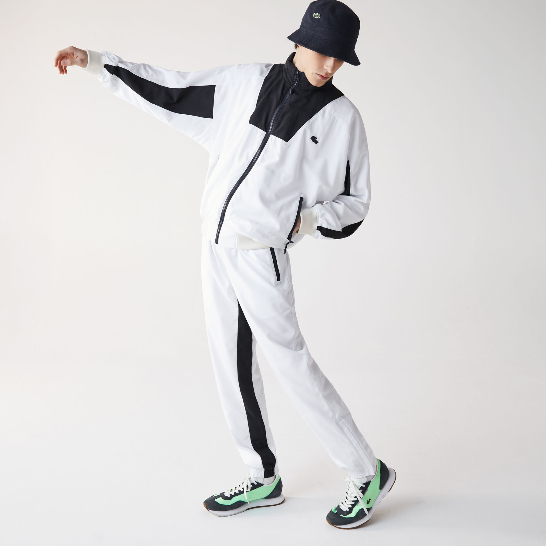 Men’s Lightweight Retro Style Colourblock Tracksuit Pants lacoste men s lightweight retro style colourblock tracksuit pants