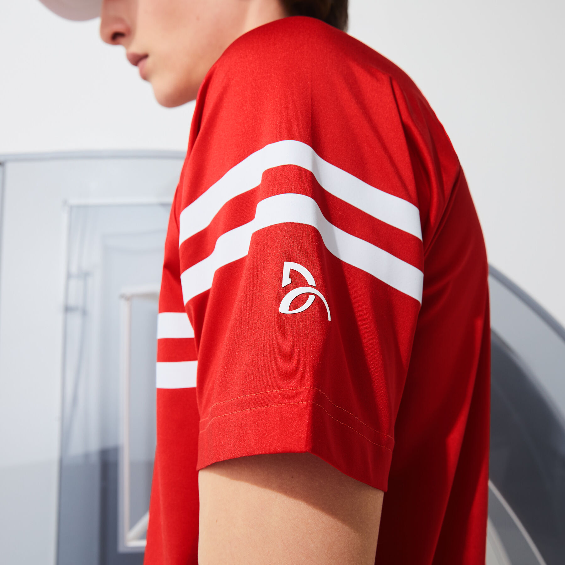 قميص بولو مقلم فائق الخفة للرجال مجموعة Lacoste SPORT و Novak Djokovic لاكوست قميص بولو مقلم فائق الخفة للرجال مجموعة lacoste sport و novak djokovic
