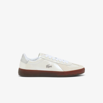 لاكوست women s baseshot pro leather sneakers