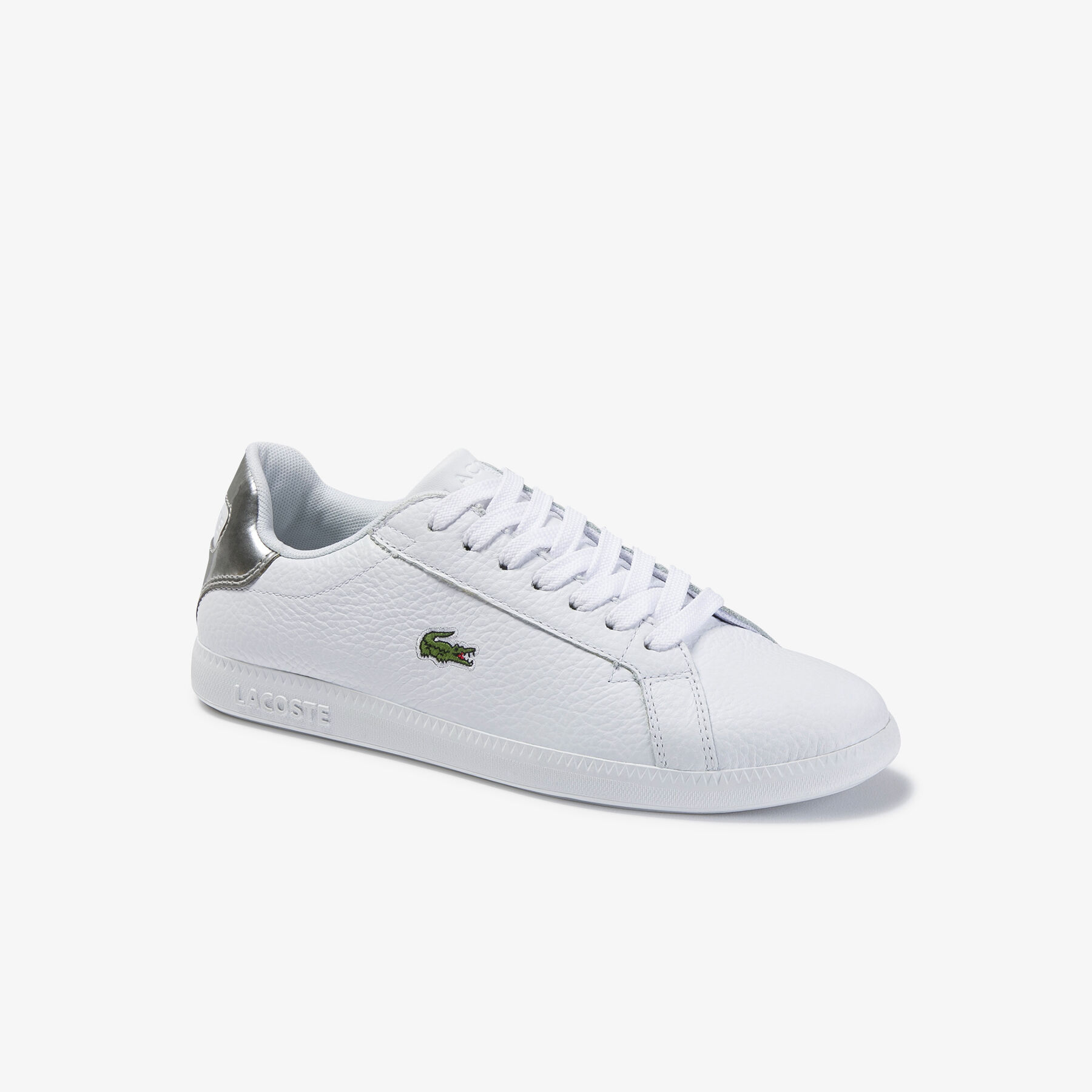 lacoste women s graduate leather trainers