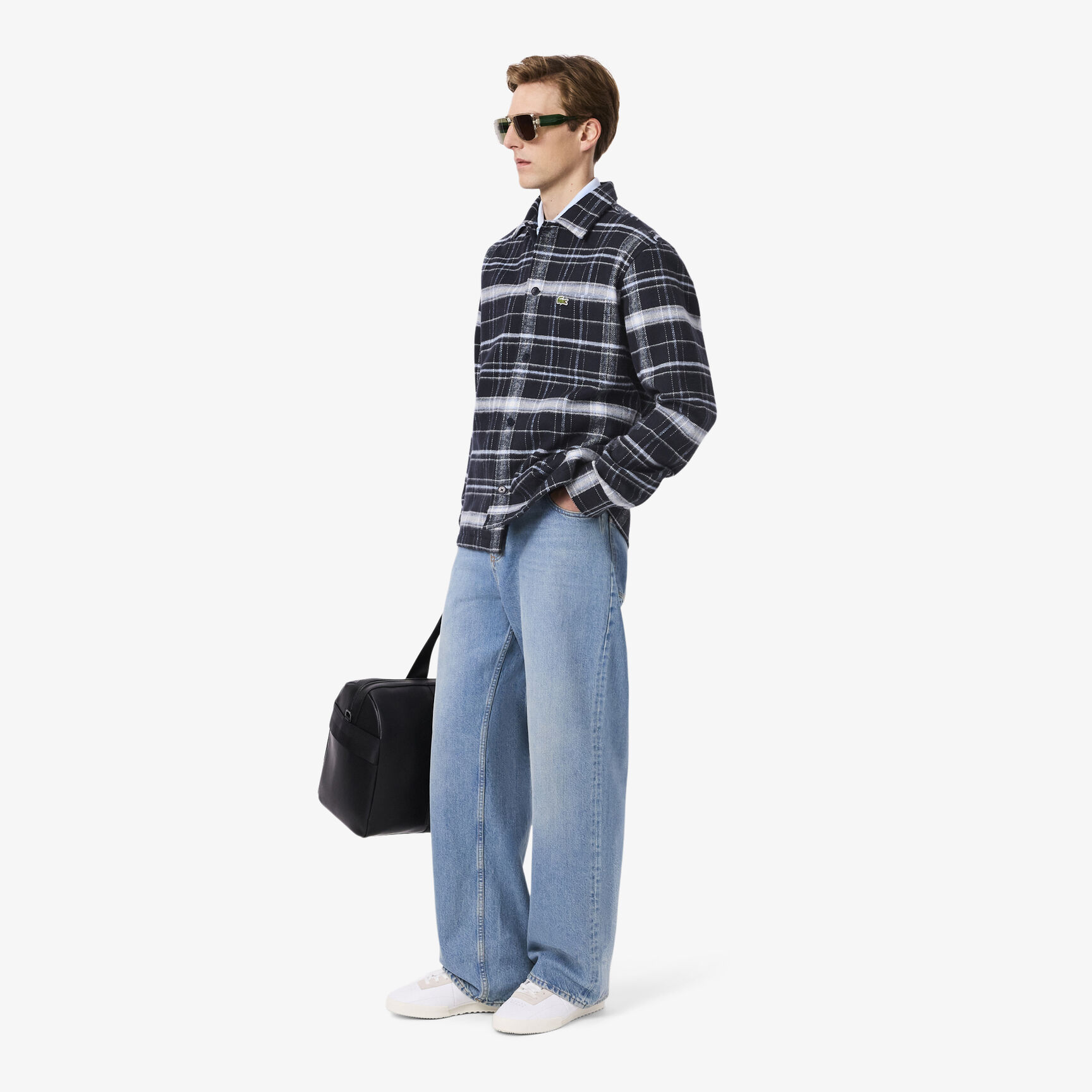 Cotton Plaid Overshirt