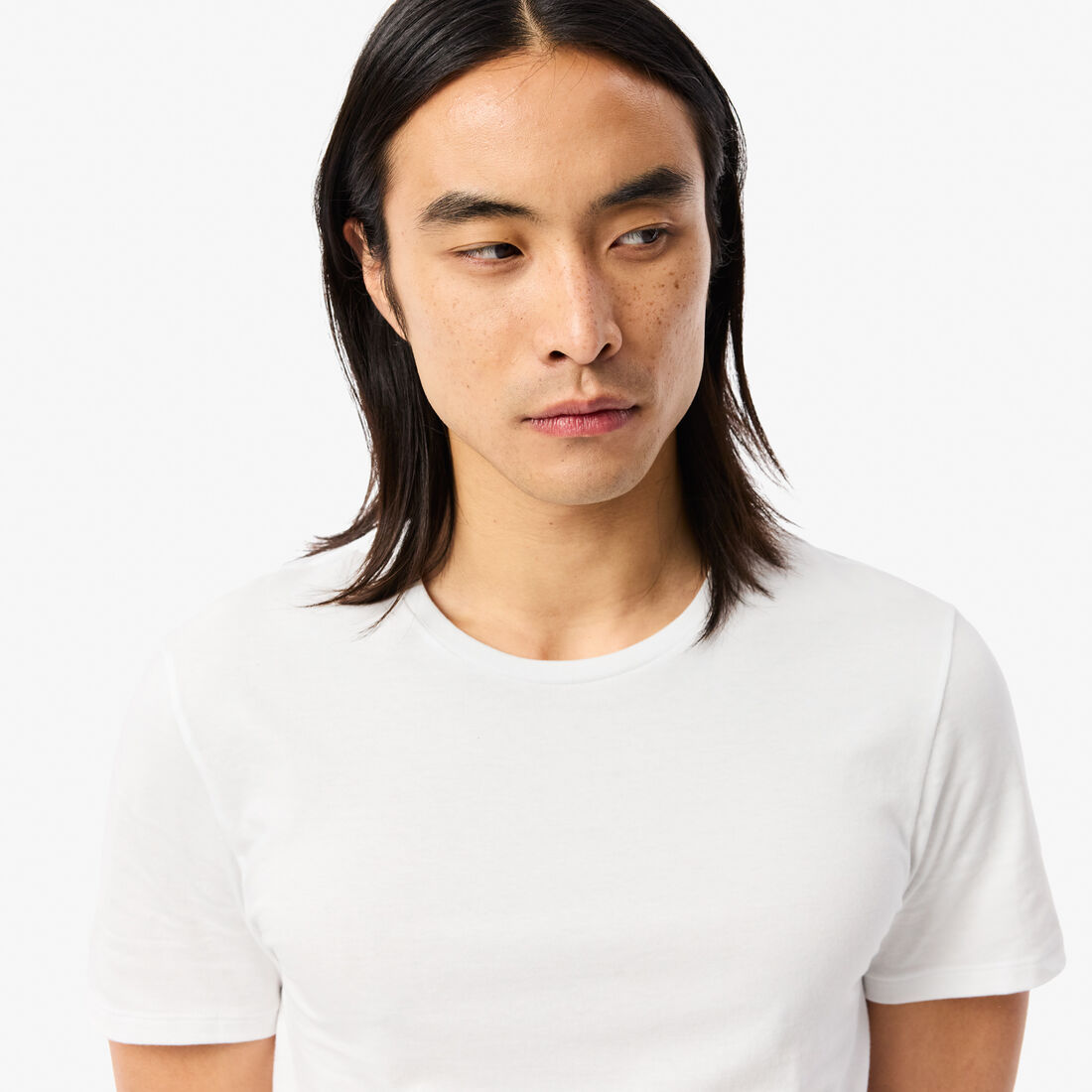 تي شيرت جيرسيه قطن بقصّة فضفاضة تي شيرت جيرسيه قطن بقصّة فضفاضة