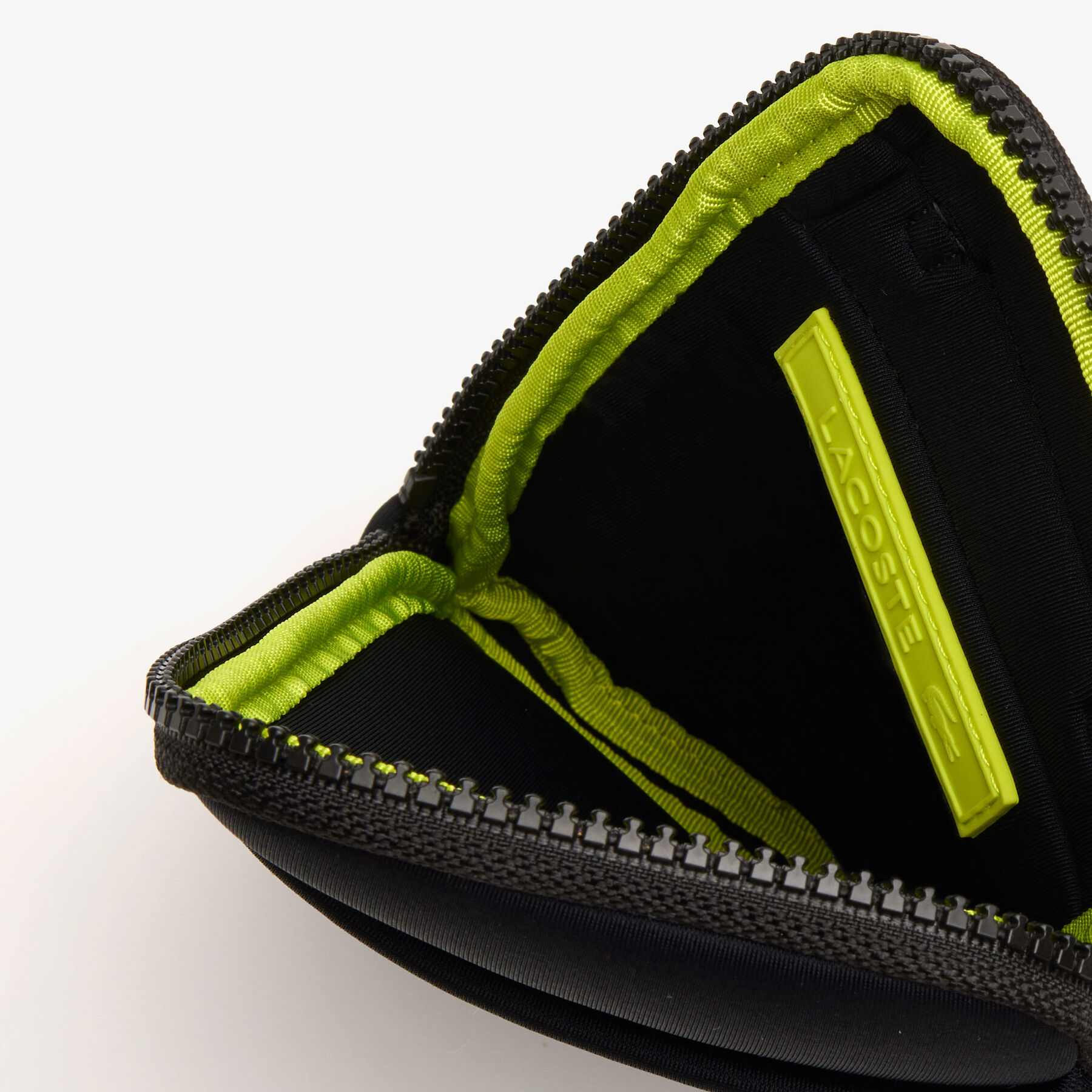unisex lacoste logo strap smartphone holder