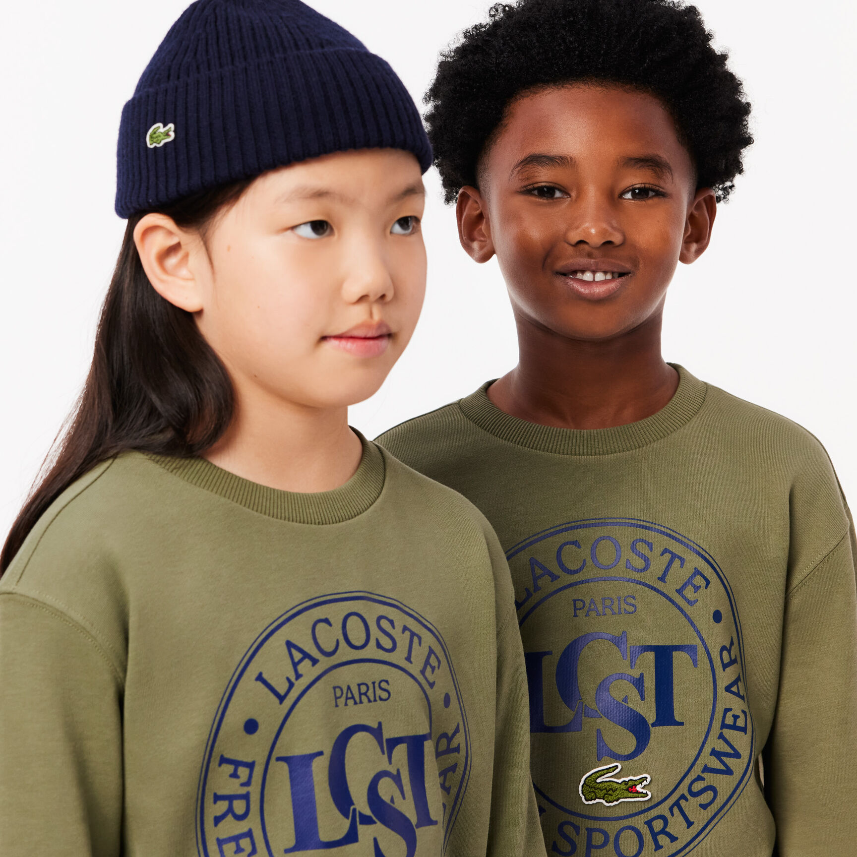 Contrast Badge Sweatshirt