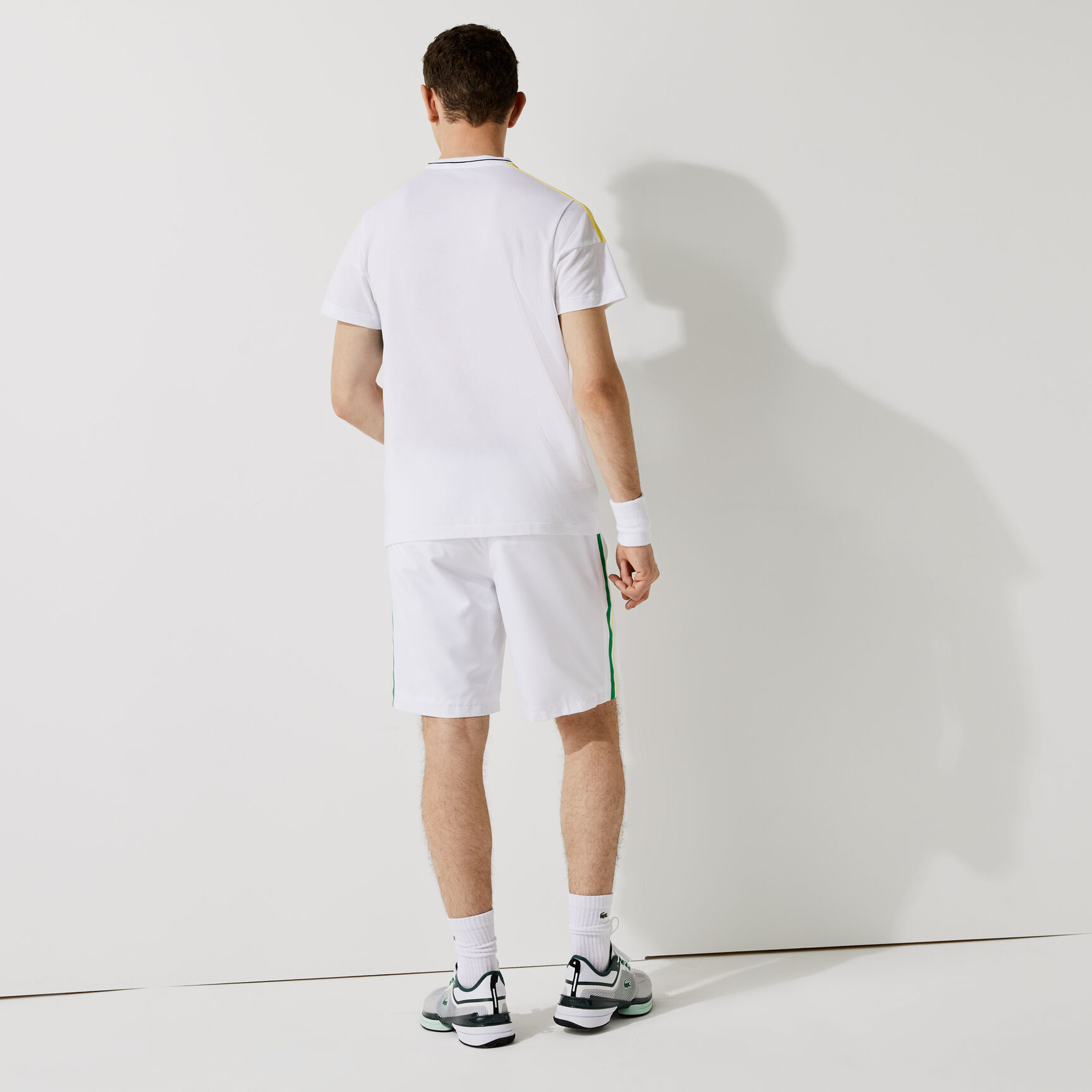 Men&rsquo;s Lacoste SPORT Ultra-Light Colorblock Cotton T-shirt