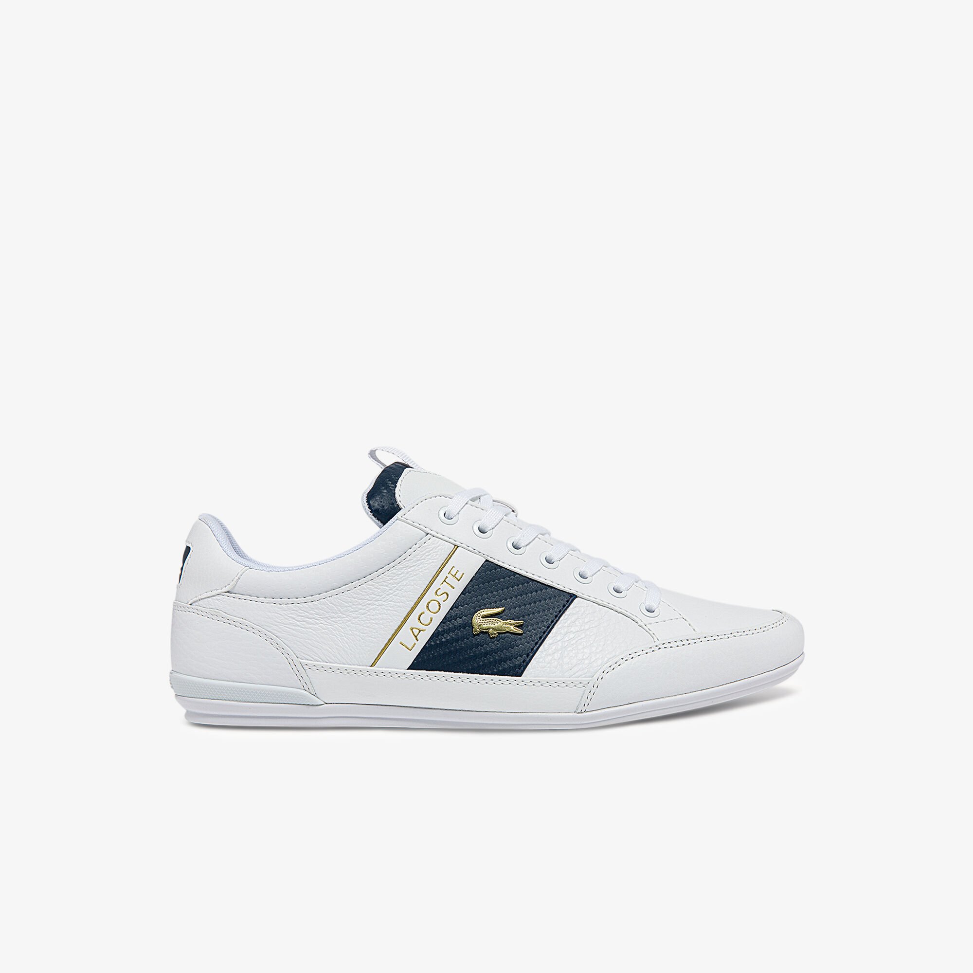 Buy Men s Chaymon Leather and Carbon Fibre Trainers Lacoste QA