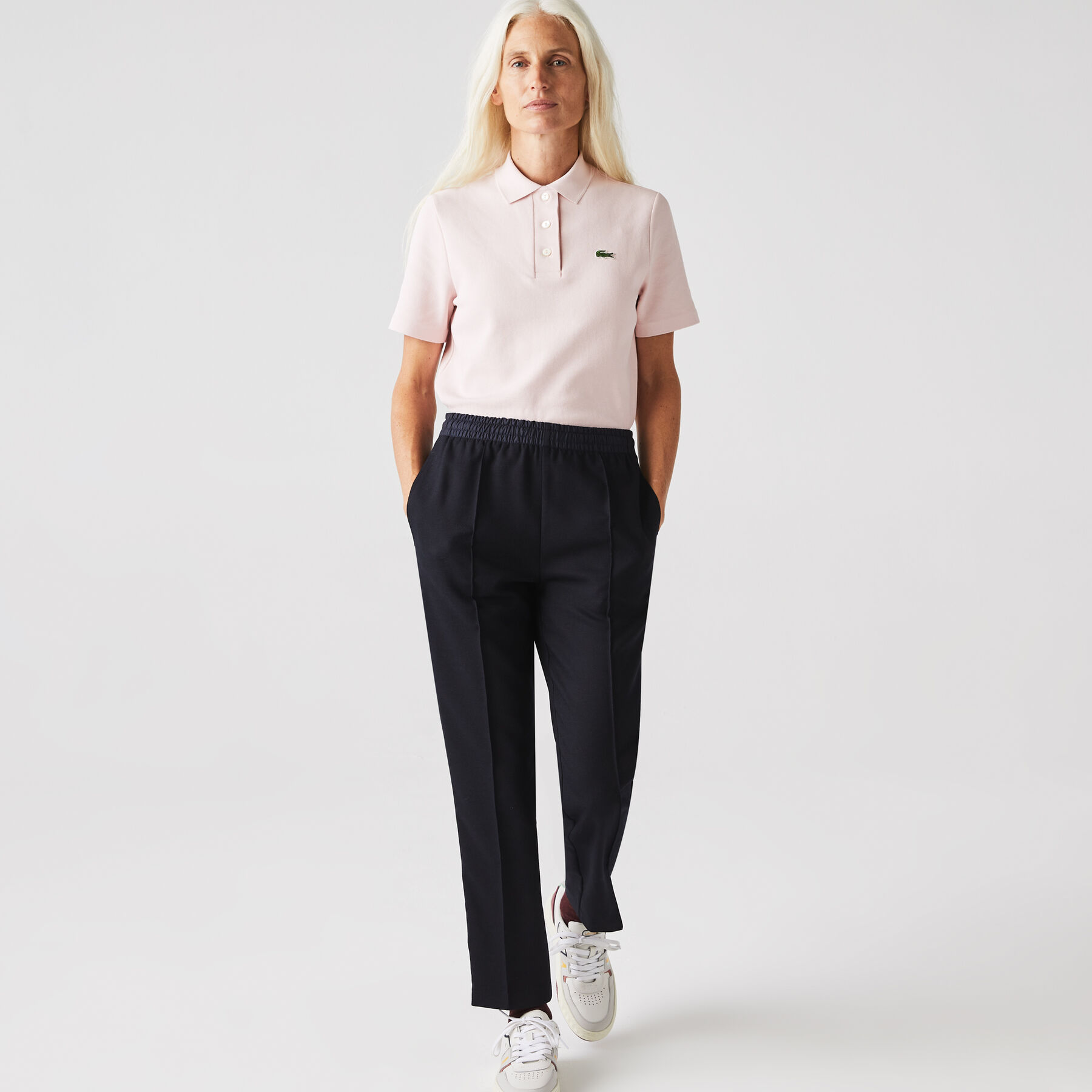 lacoste women s wool blend lightweight city athletic pants