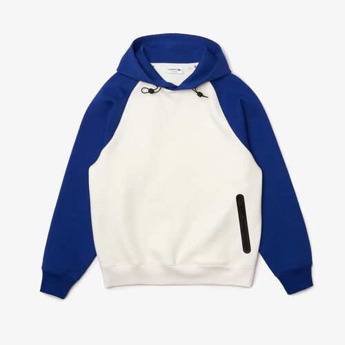 Men’s Bicolor Hooded Contrast Zip Pocket Sweatshirt