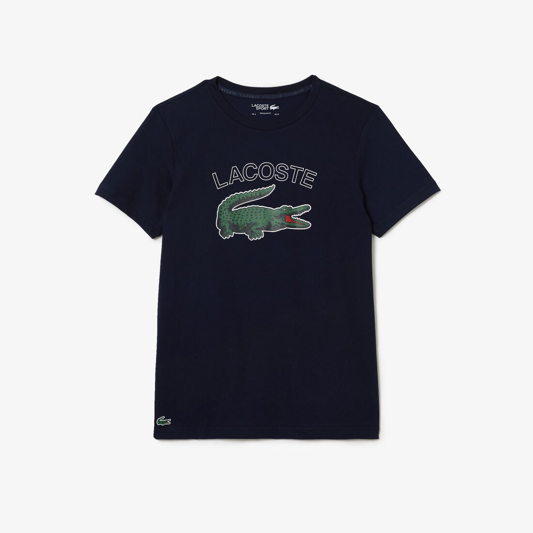 تيشيرت جيرسيه بطبعة تمساح للرجال مجموعة Lacoste SPORT تيشيرت جيرسيه بطبعة تمساح للرجال مجموعة Lacoste SPORT