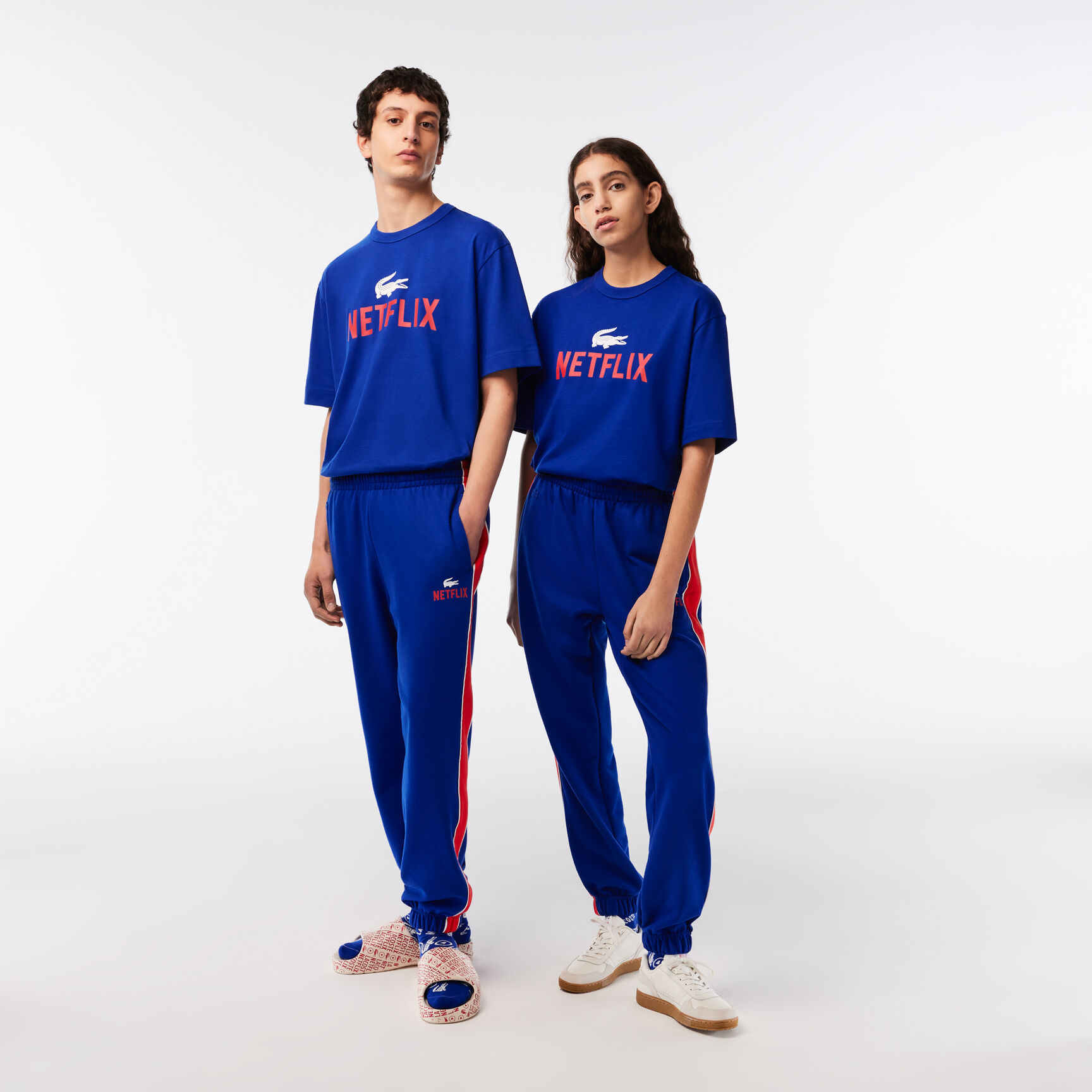 بنطال رياضي قطن عضوي للرجال مجموعة Lacoste x Netflix بنطال رياضي قطن عضوي للرجال مجموعة Lacoste x Netflix