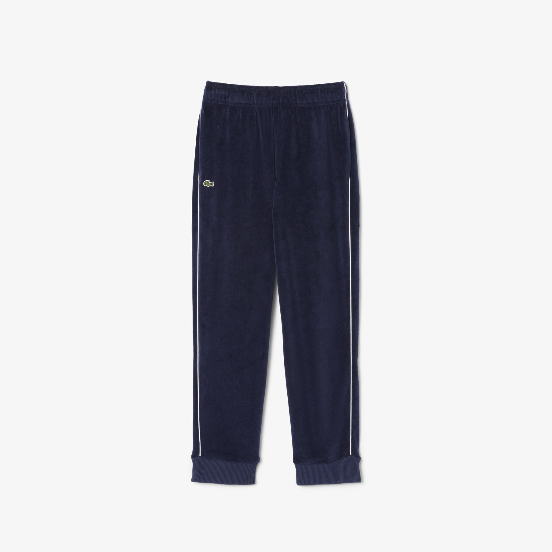 lacoste velour track pants