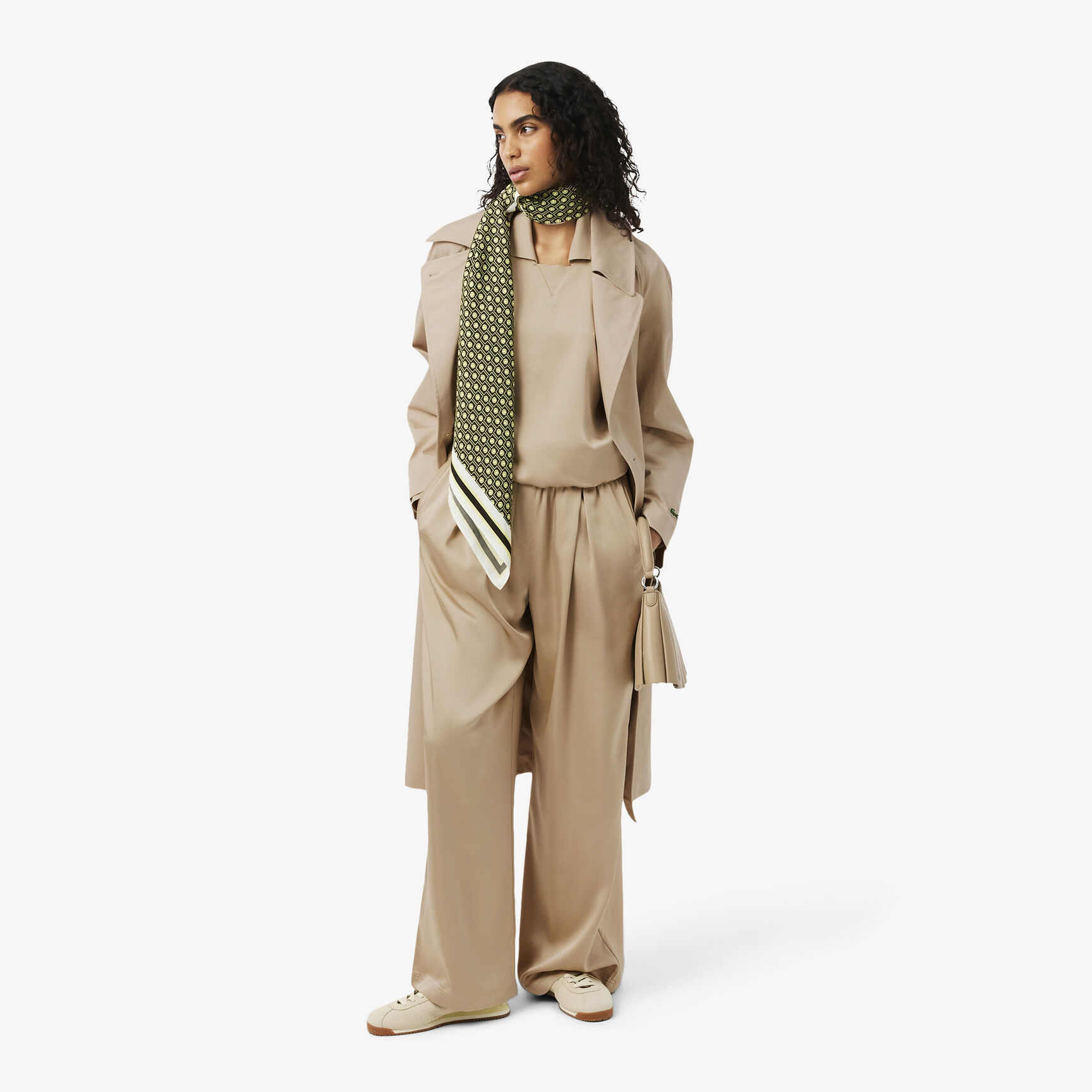 Oversized Elasticated Satin Pants