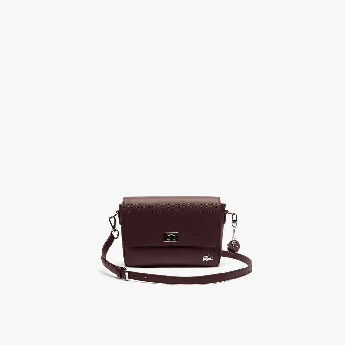 Women's Daily Classic Coated Piqué Canvas Clasp Shoulder Bag Women's Daily Classic Coated Piqué Canvas Clasp Shoulder Bag