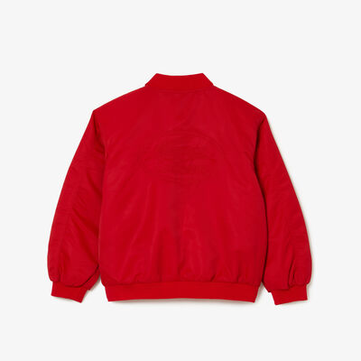 Kids' Lacoste Nylon Color-block Teddy Jacket