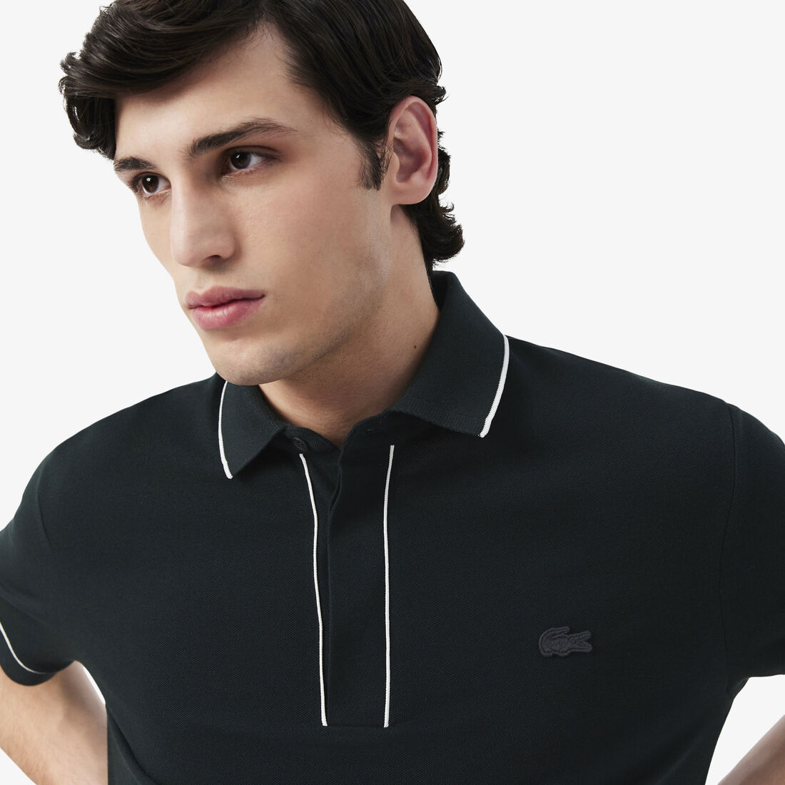 lacoste regular fit paris stretch pique polo shirt