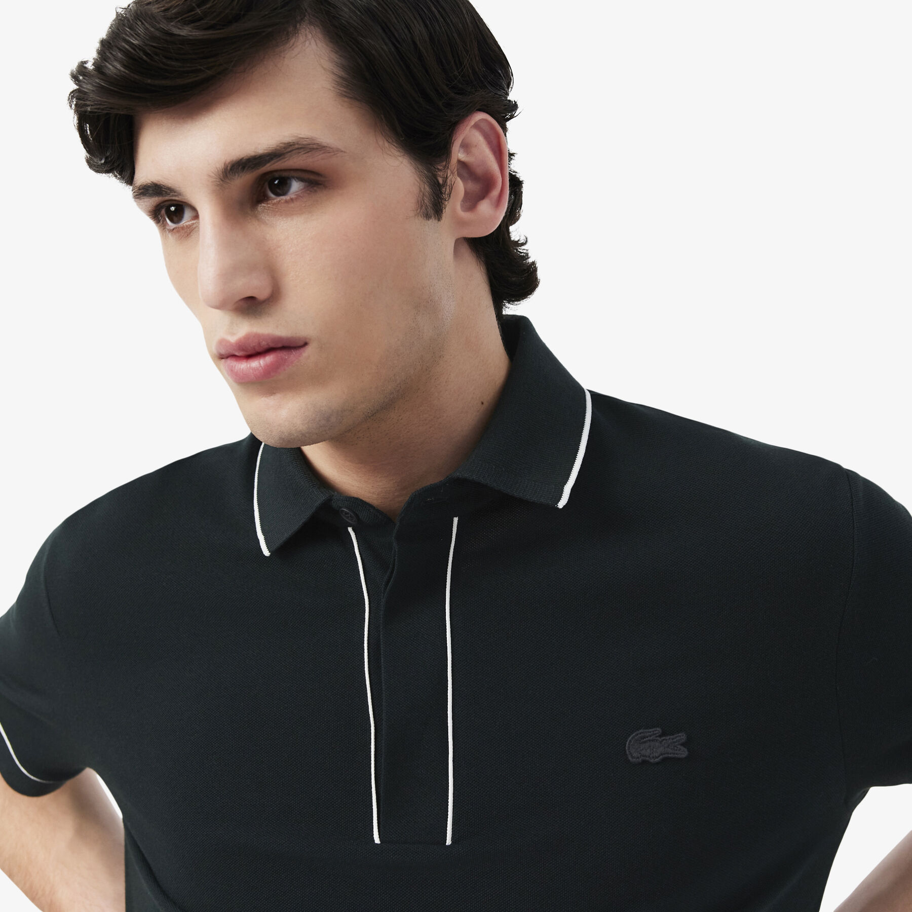 lacoste regular fit paris stretch pique polo shirt