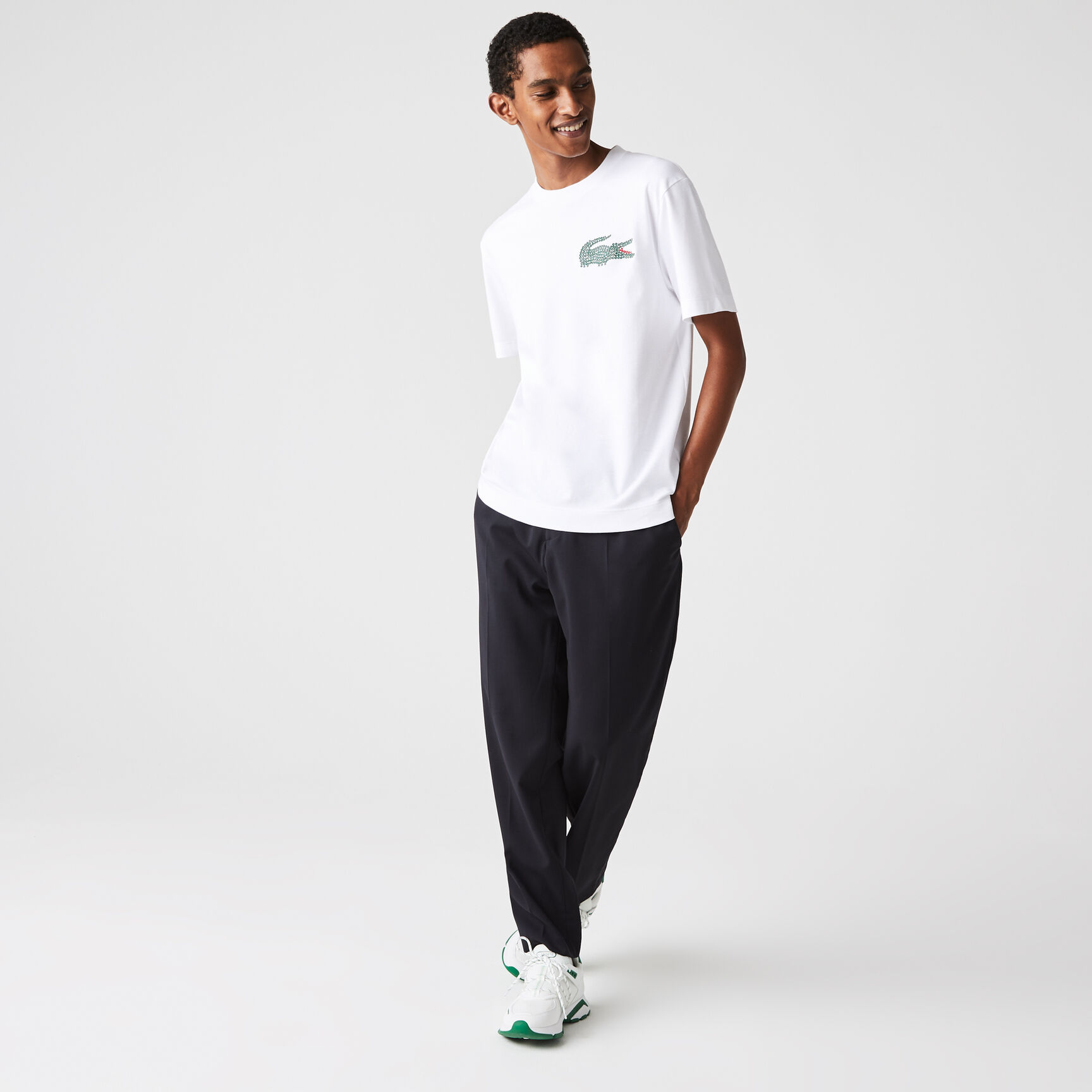 Men's Made In France Embroidered Organic Cotton T-Shirt