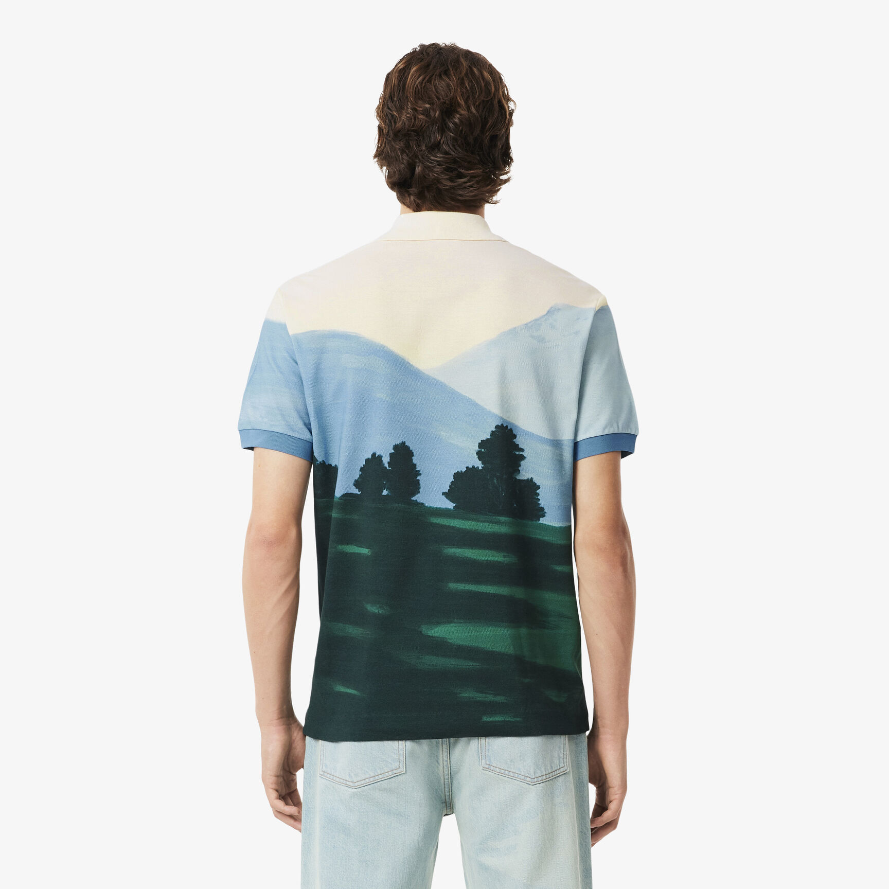 قميص بولو بيتي بيكيه مطبوع بقصّة كلاسيكية