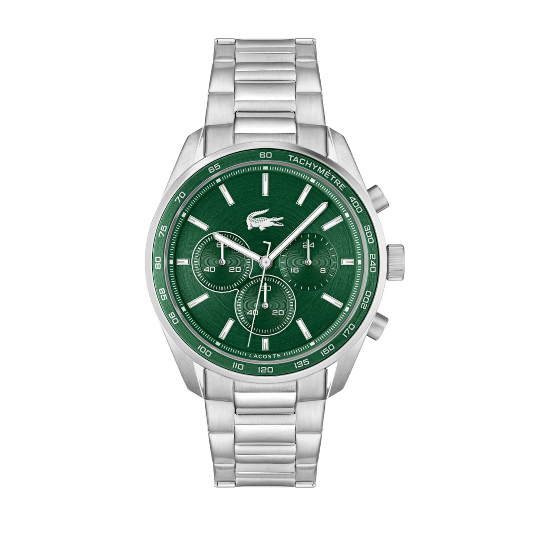 lacoste men metal watch