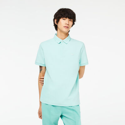 Men's Lacoste Paris Polo Shirt Regular Fit Stretch Cotton Piqué