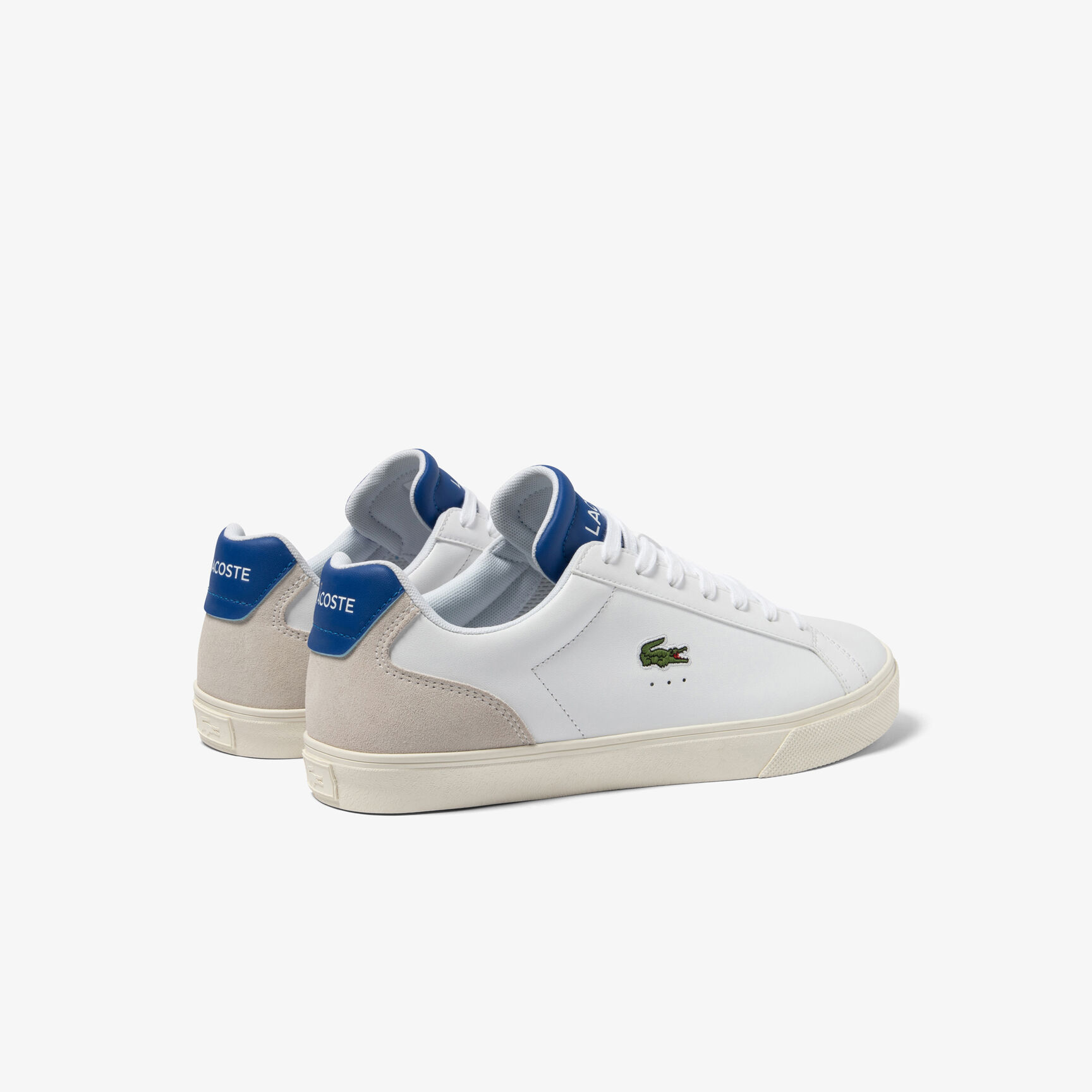 Men's Lacoste Lerond Pro Leather Heel Pop Trainers Men's Lacoste Lerond Pro Leather Heel Pop Trainers