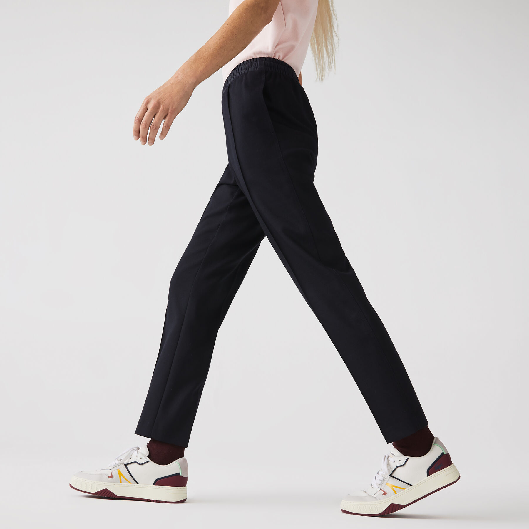 lacoste women s wool blend lightweight city athletic pants