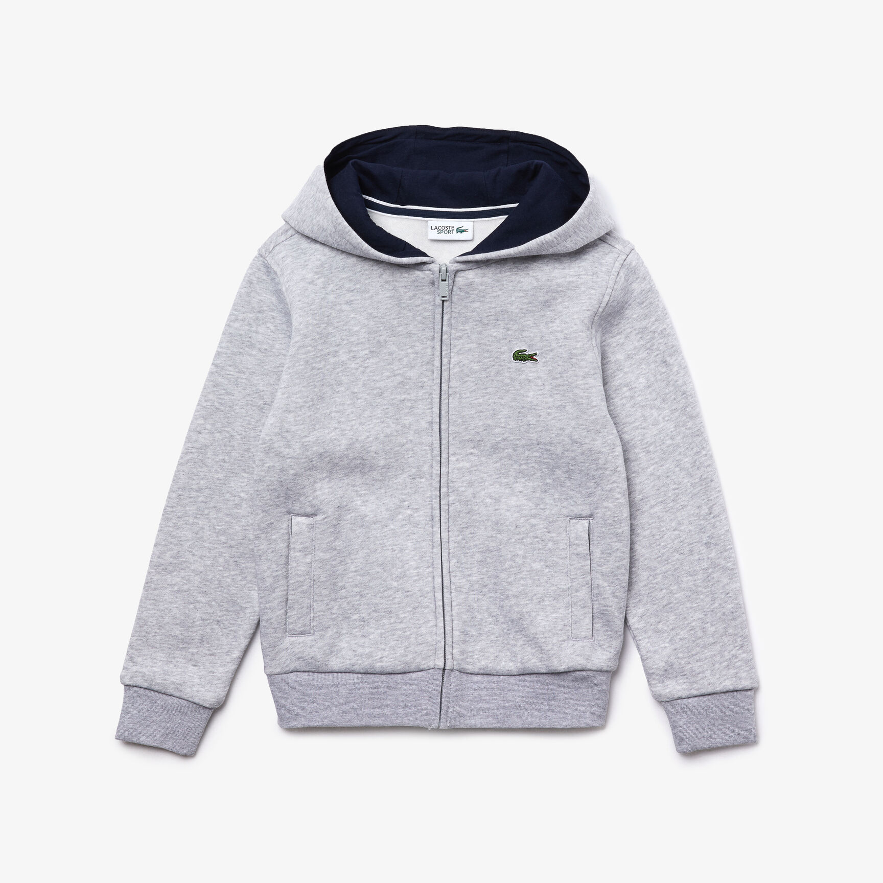 Kids' Lacoste SPORT Tennis Zippered Fleece Sweatshirt