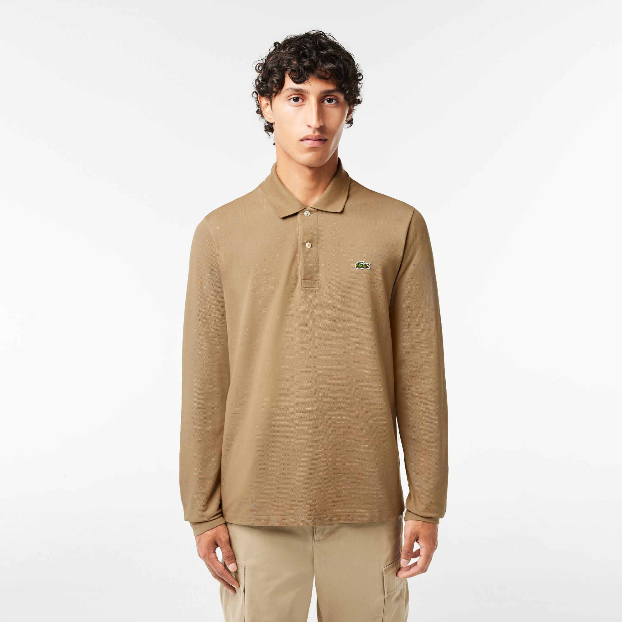 Buy Original L.12.12 Long Sleeve Cotton Polo Shirt Lacoste QA