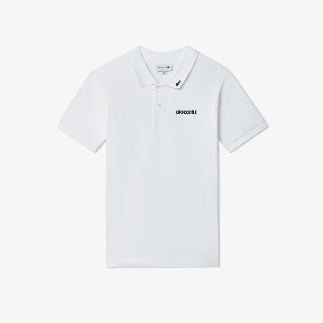 Original L.12.12 Embroidered Slogan Polo Shirt Original L.12.12 Embroidered Slogan Polo Shirt