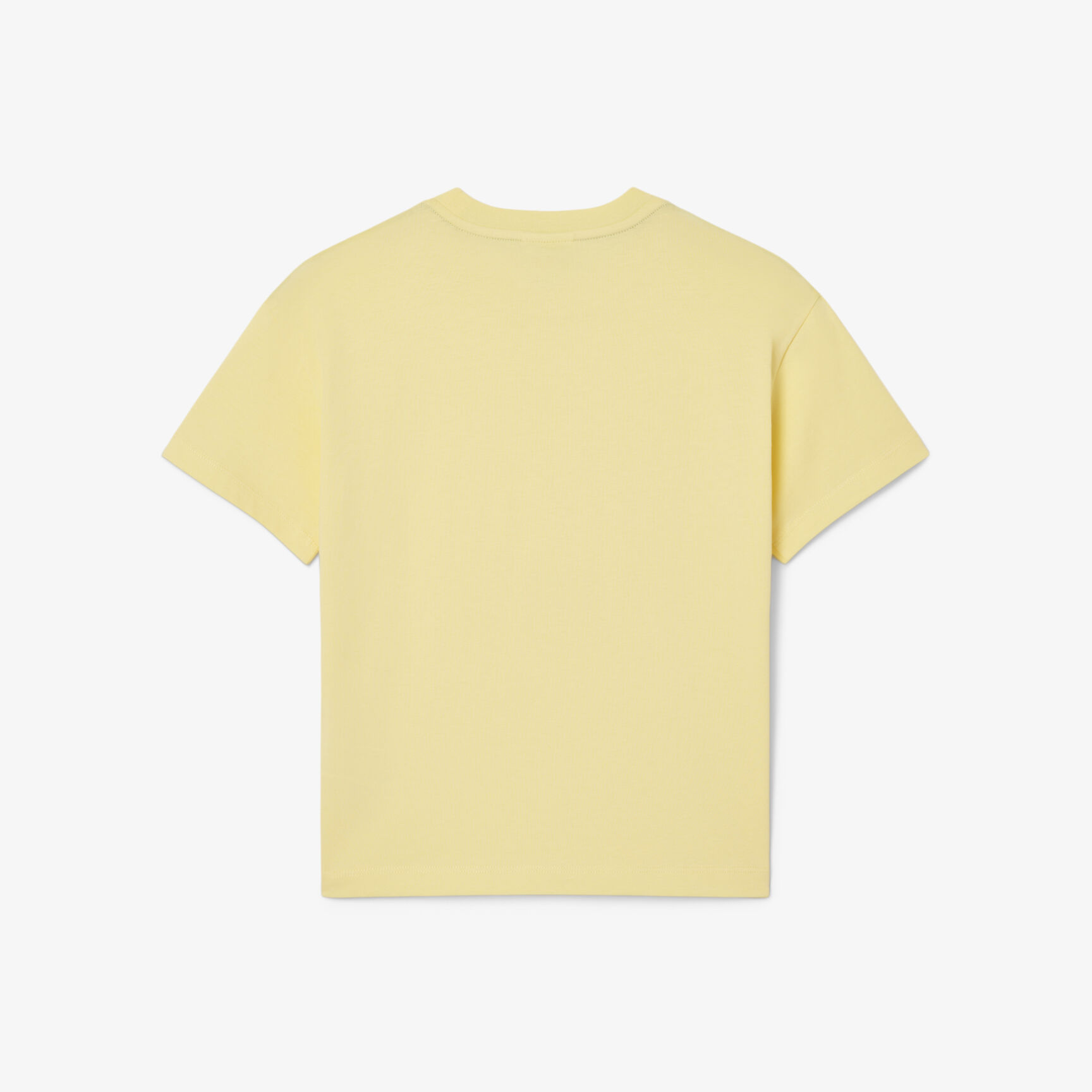 تي شيرت قطني بشارة بلون مغاير