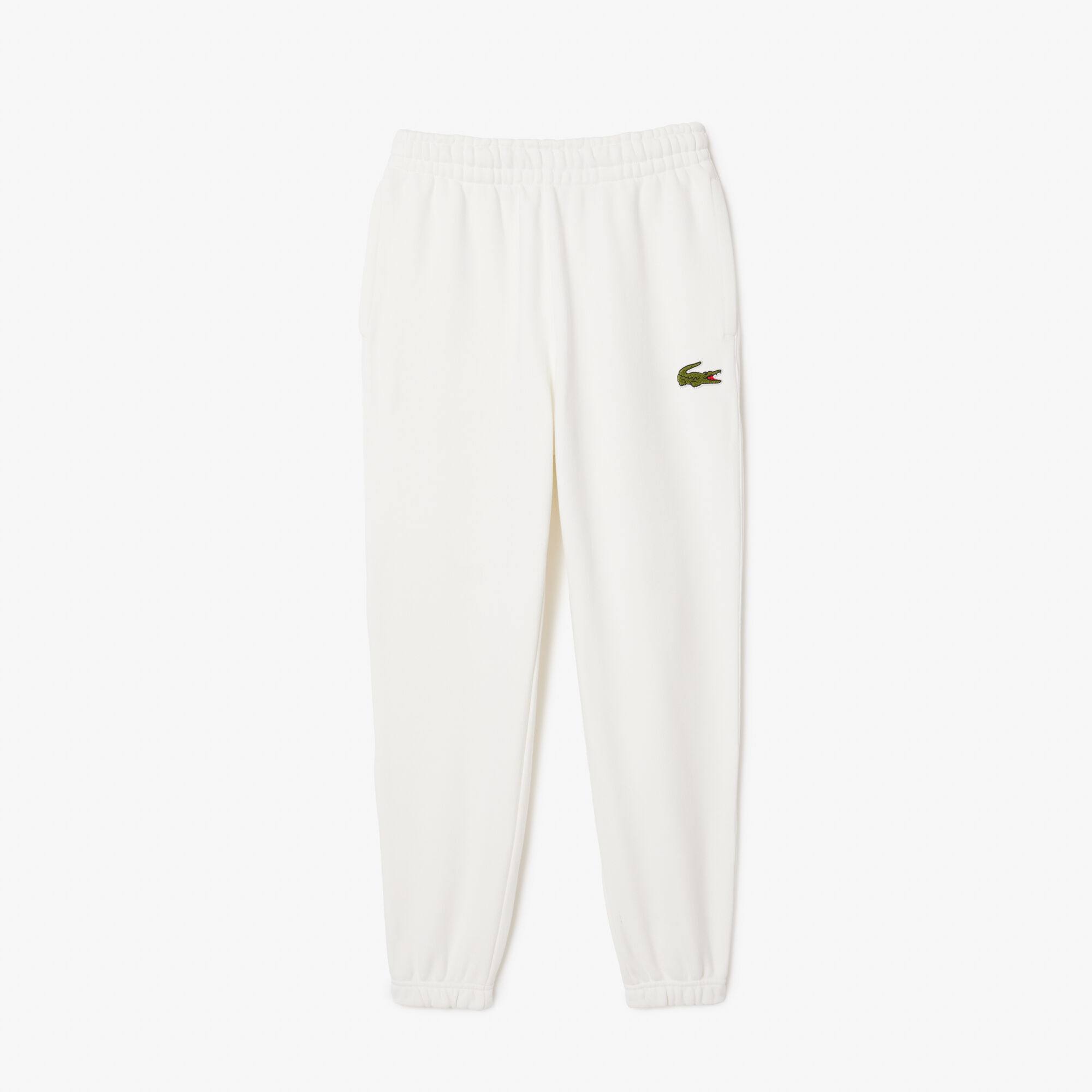White cotton track pants discount