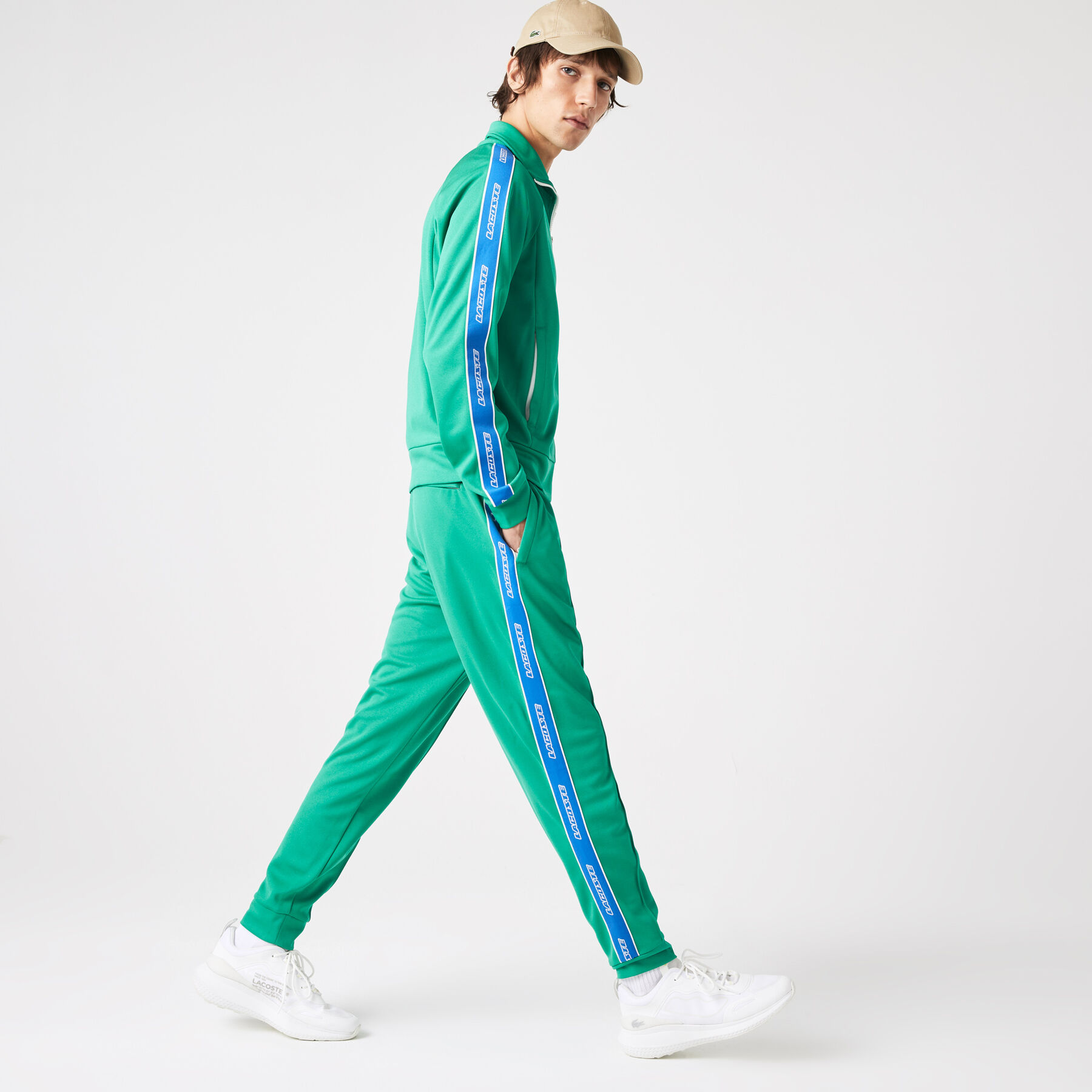 Men's Heritage Contrast Bands Trackpants lacoste men s heritage contrast bands trackpants