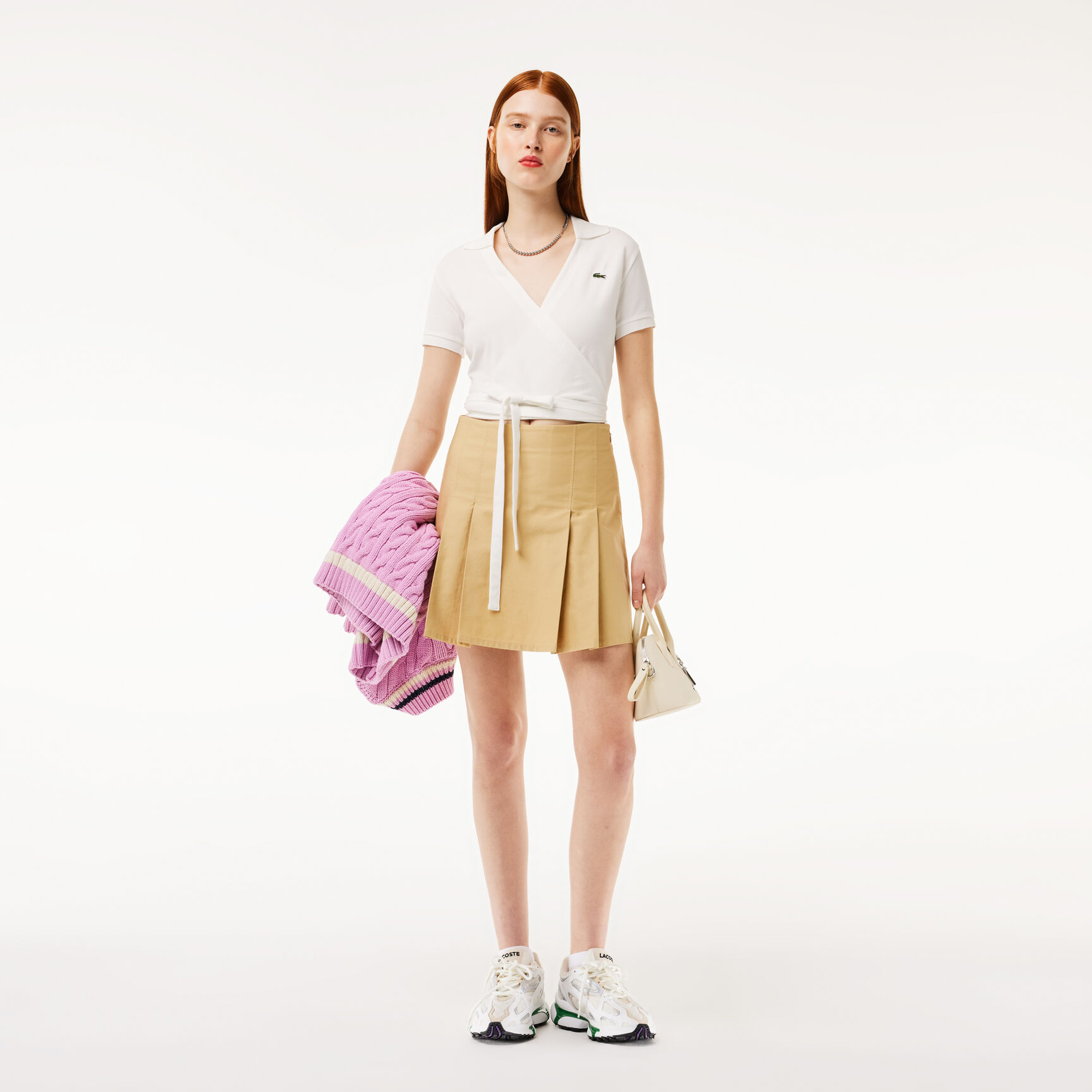 Crossover Stretch Pique Polo Shirt