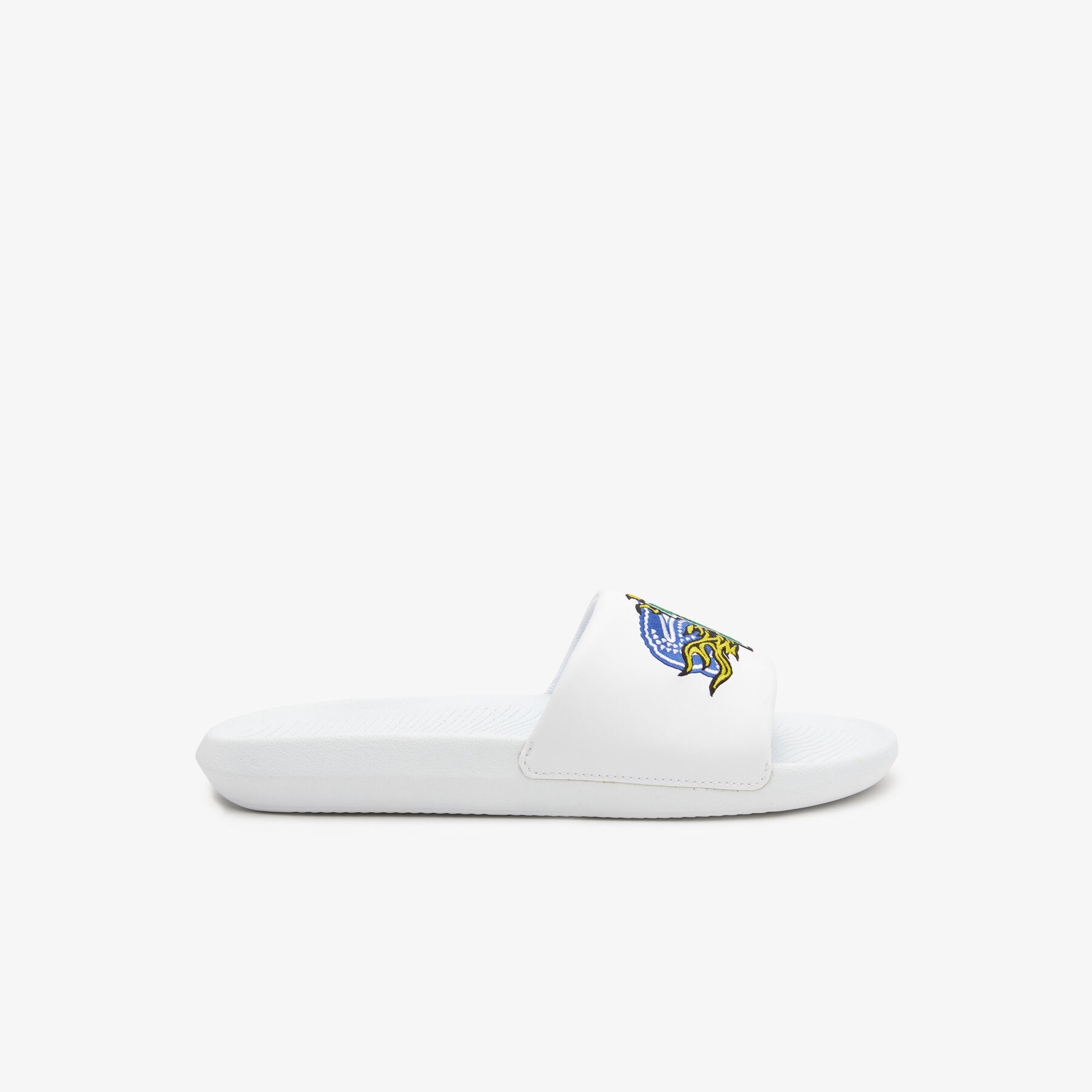Men's Croco Synthetic Slides lacoste men s croco synthetic slides