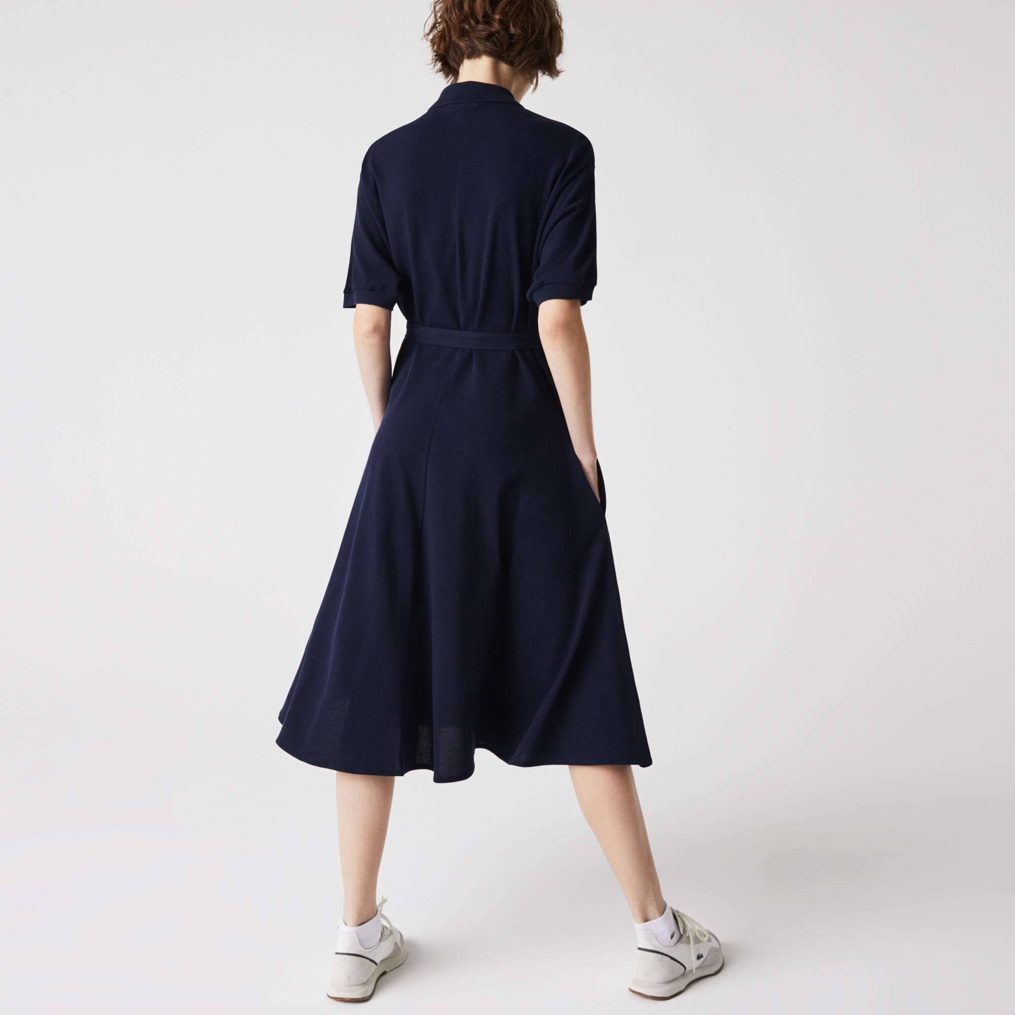Women's Cotton Piqué Belted Polo Dress Women's Cotton Piqué Belted Polo Dress