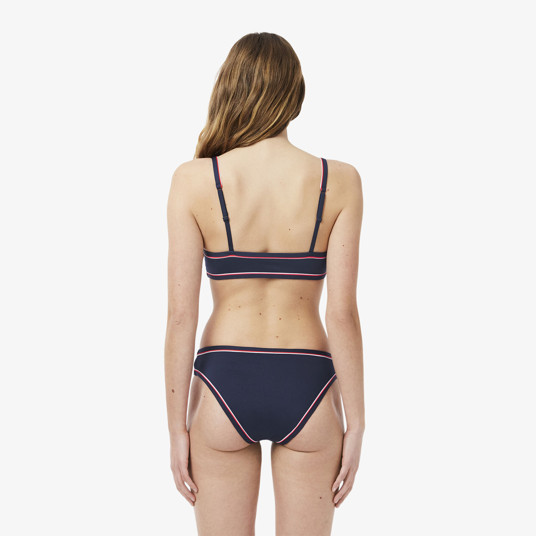 Trim Accent Swim Top lacoste trim accent swim top