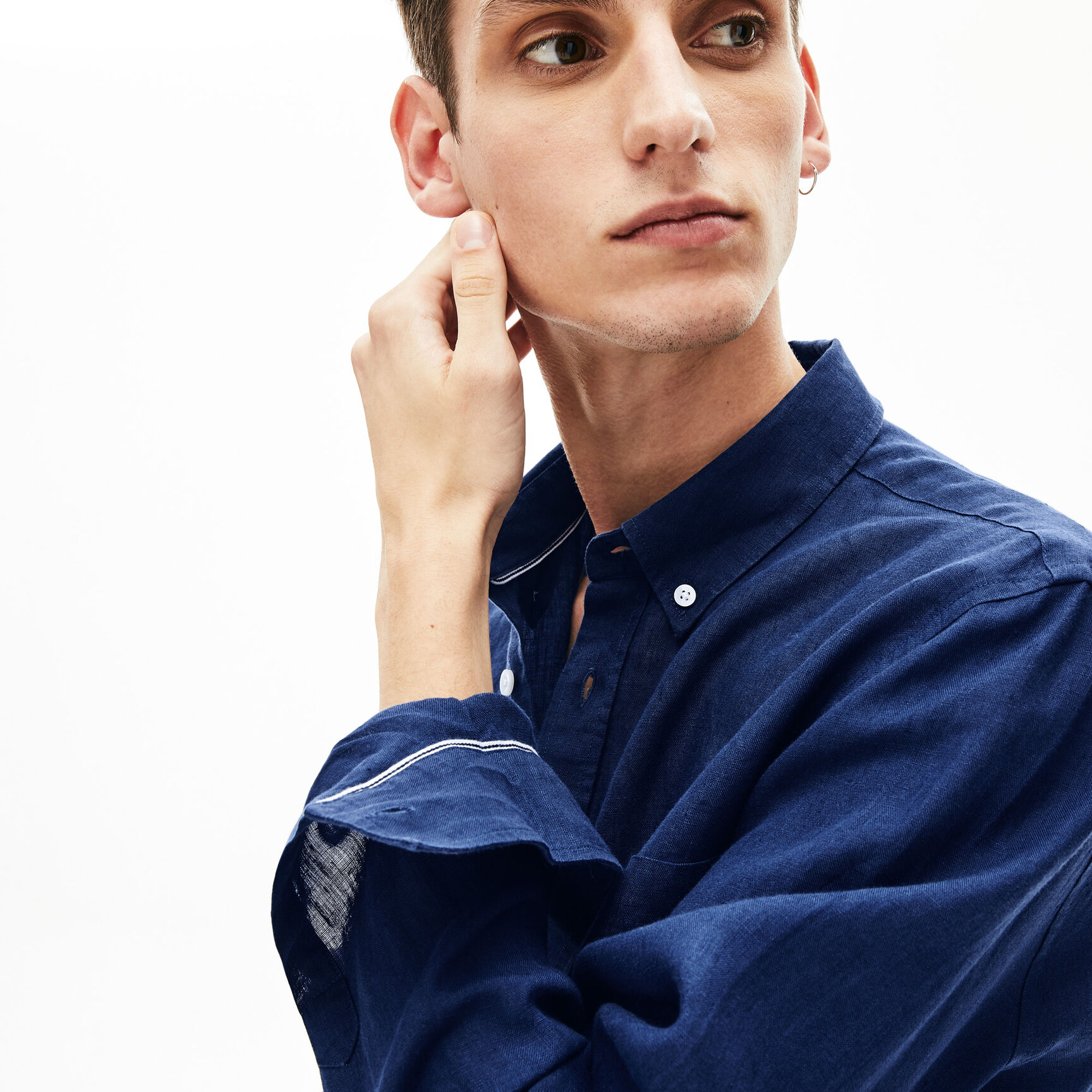 Men's Regular Fit Linen Shirt