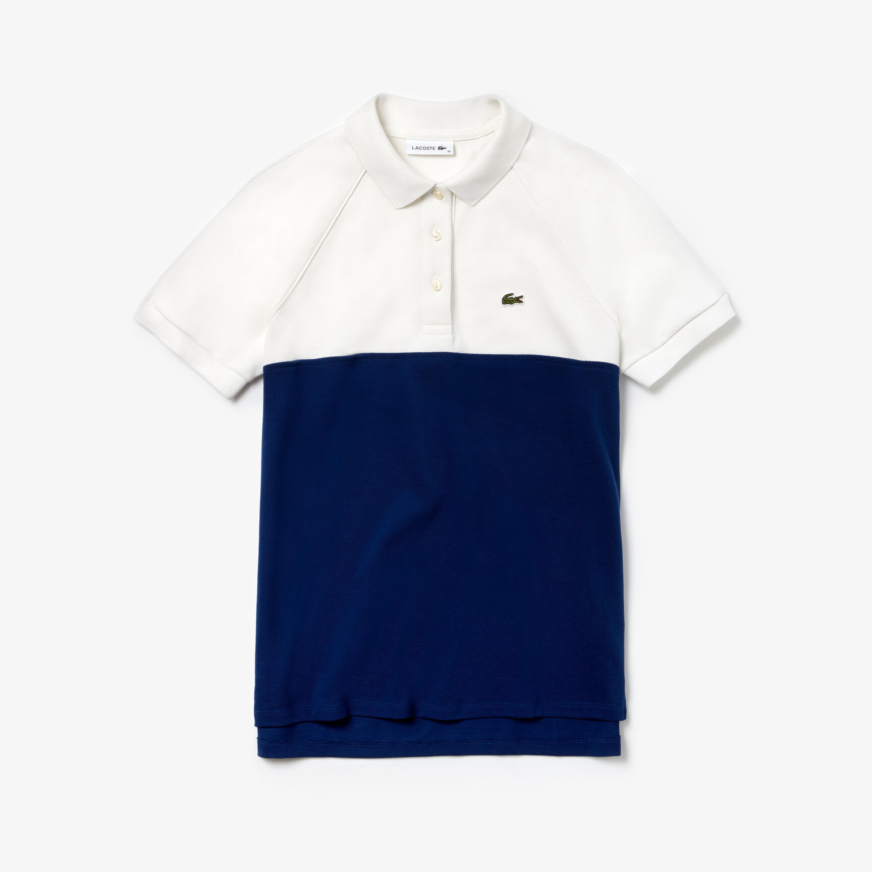 Women's Lacoste Classic Fit Colourblock Cotton Petit Piqué Polo Shirt Women's Lacoste Classic Fit Colourblock Cotton Petit Piqué Polo Shirt