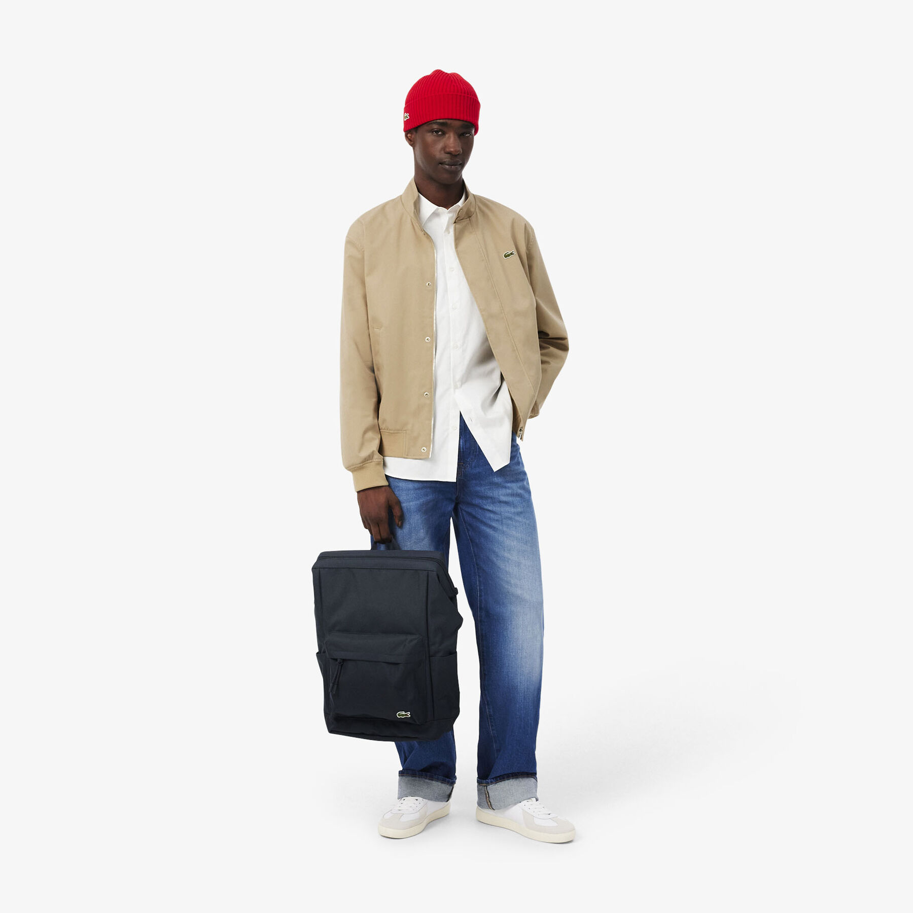lacoste neocroc rectangular backpack